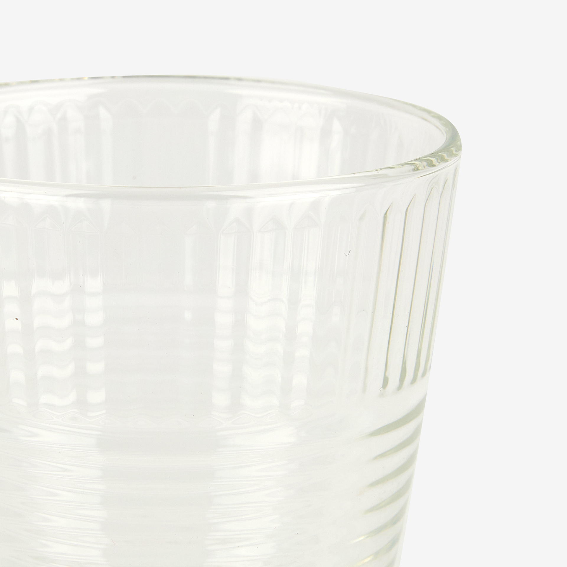 Vaso de vidrio transparente Zama 31cl Ø9x10cm