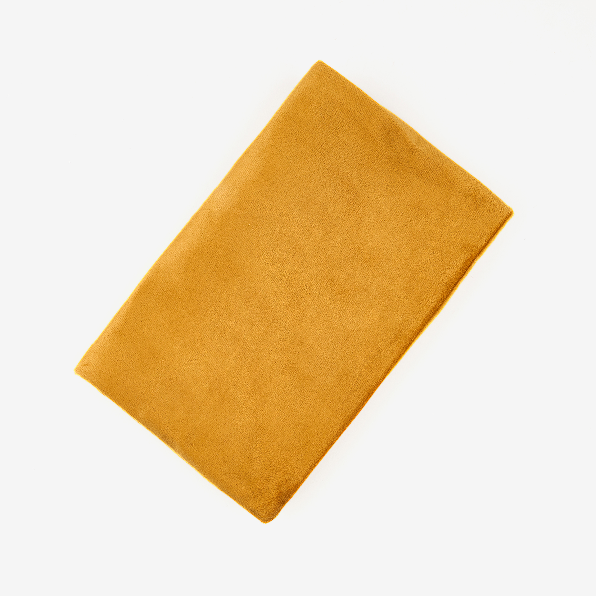 Funda de coj&iacute;n velvet ocre 30x45cm