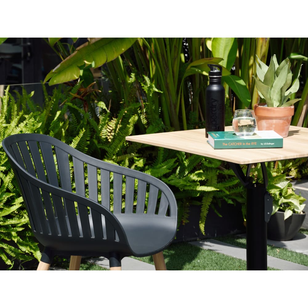 Mesa de jardín de aluminio 70x73cm