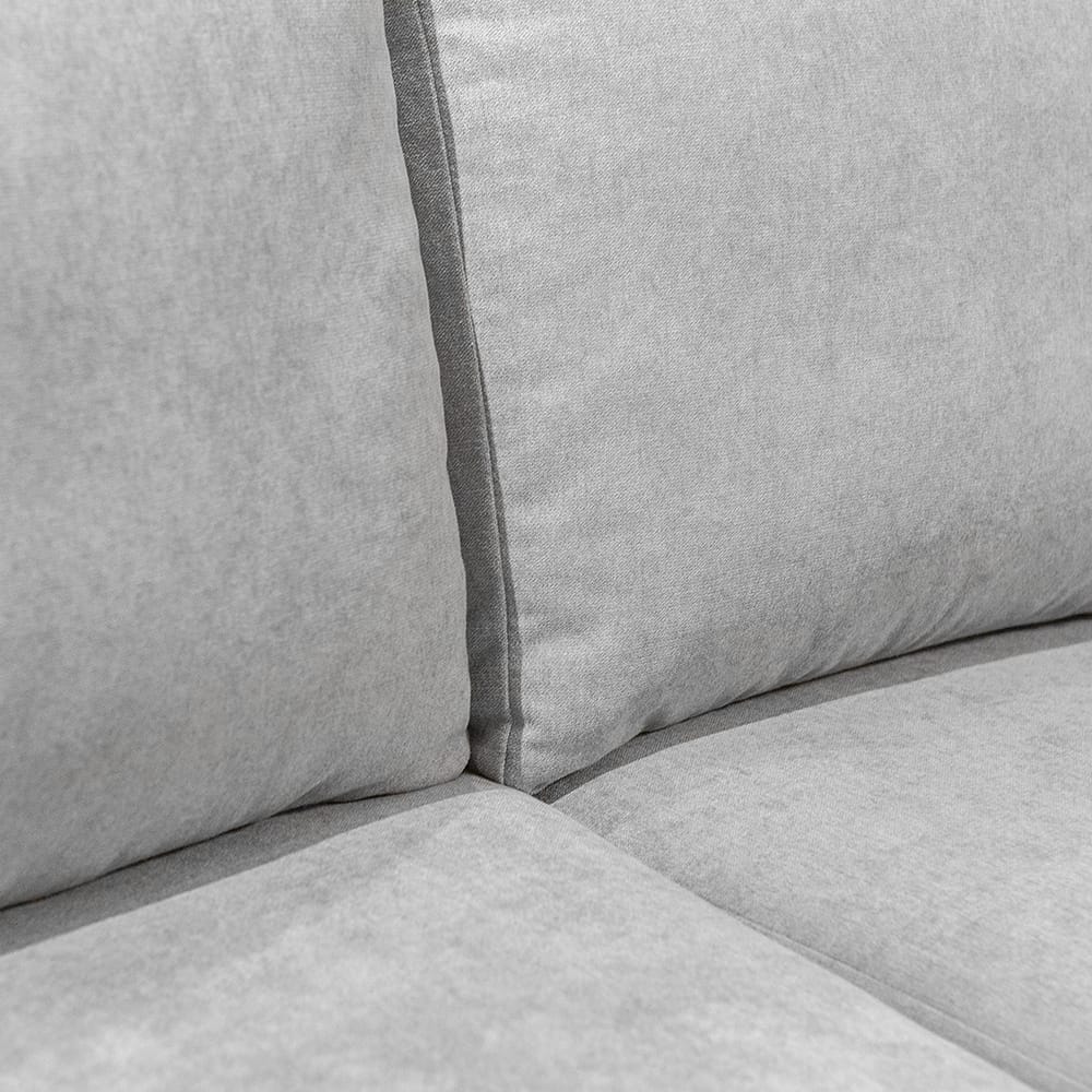 Sof&aacute; gris Lido 175x92x99cm