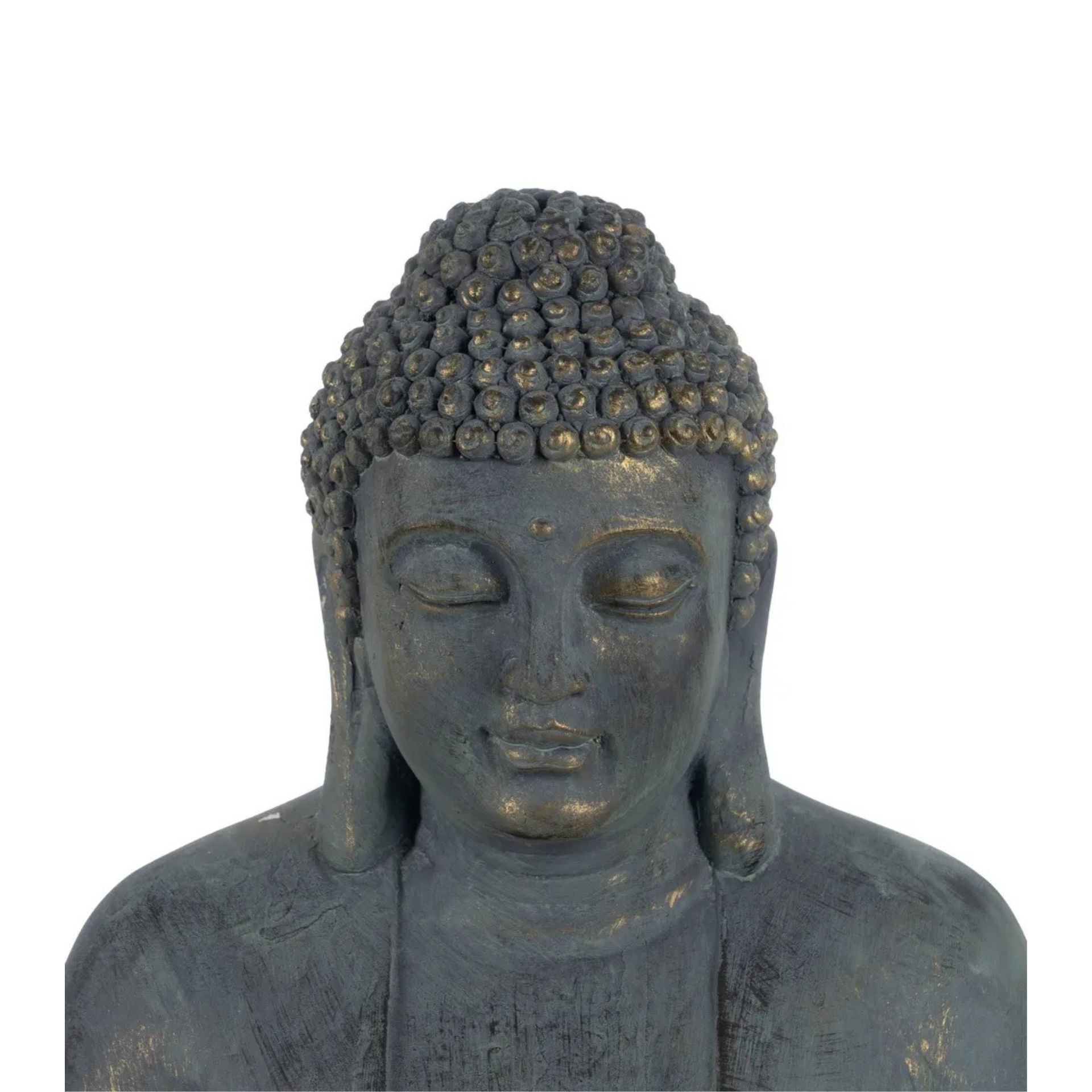 Figura decorativa de fibra de magnesio Buda 50x35x62cm