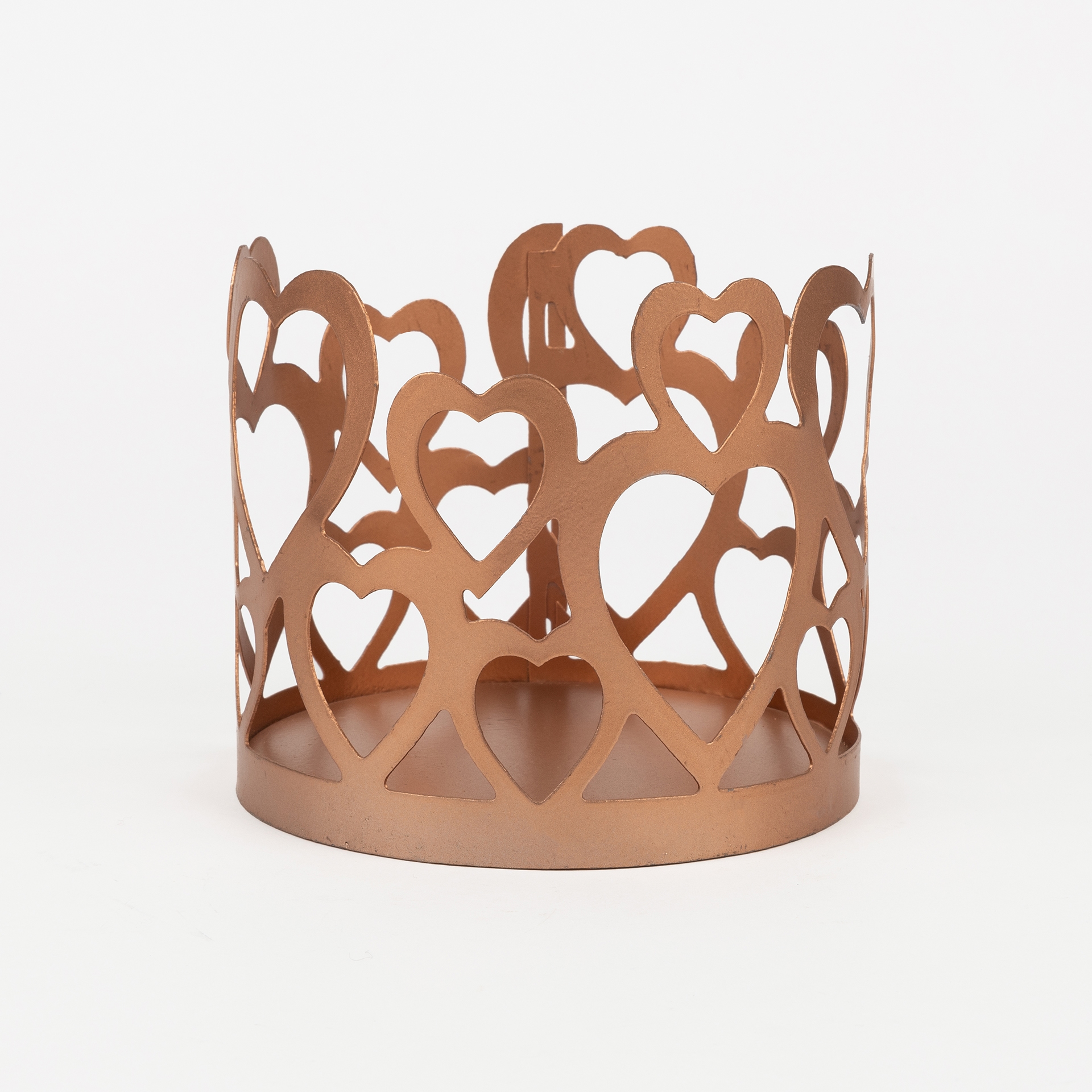 Portavelas de San Valent&iacute;n 11 x 9 cm