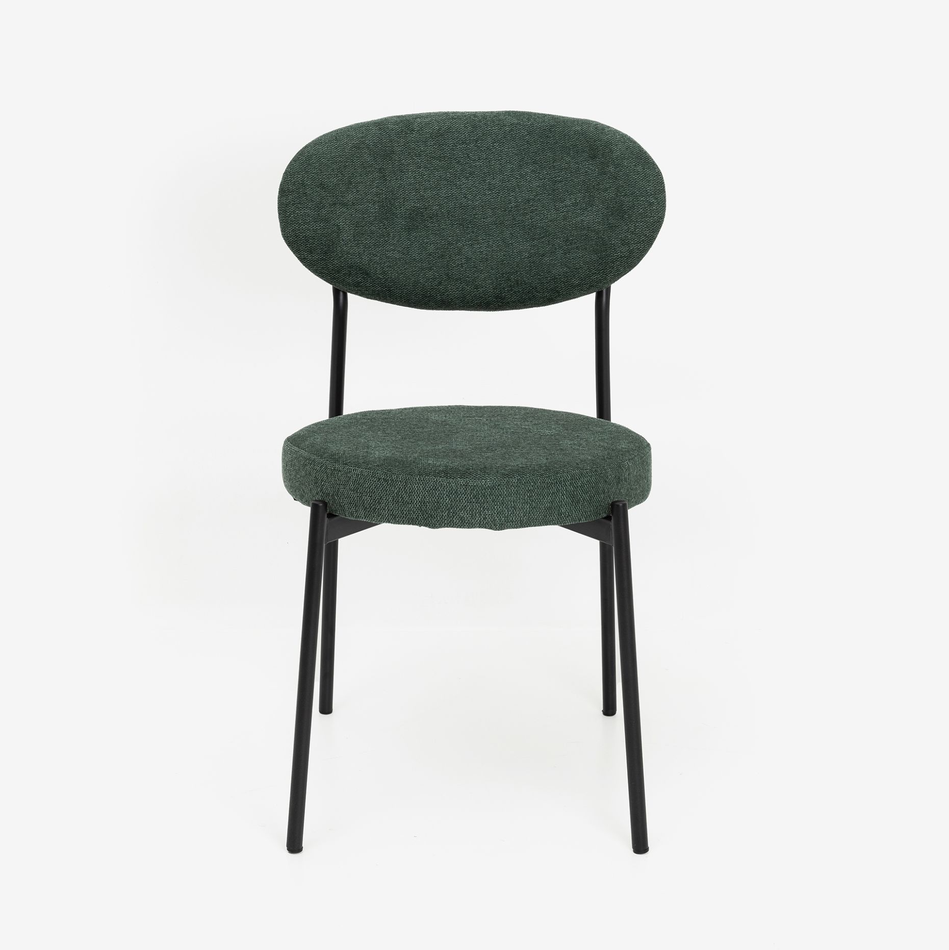 Silla de comedor verde oscuro Candela 49x53 Clau&Chloe