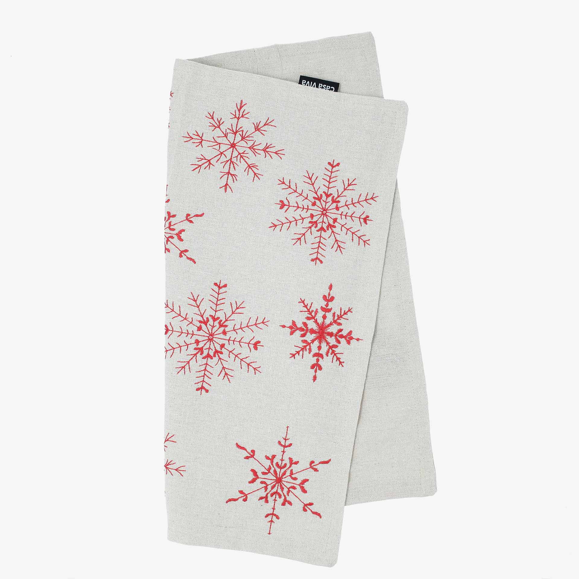 Funda de coj&iacute;n Copos Nieve 45x45cm