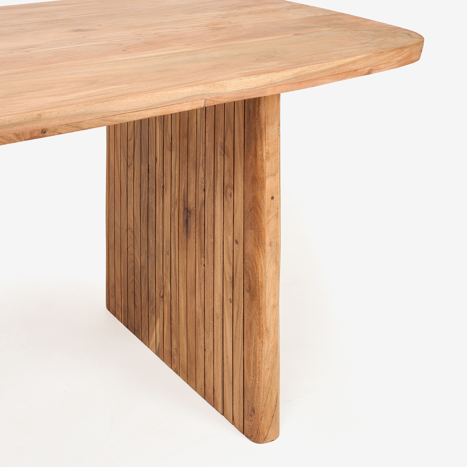 Mesa de comedor de madera de acacia 180x90x77cm Clau&Chloe
