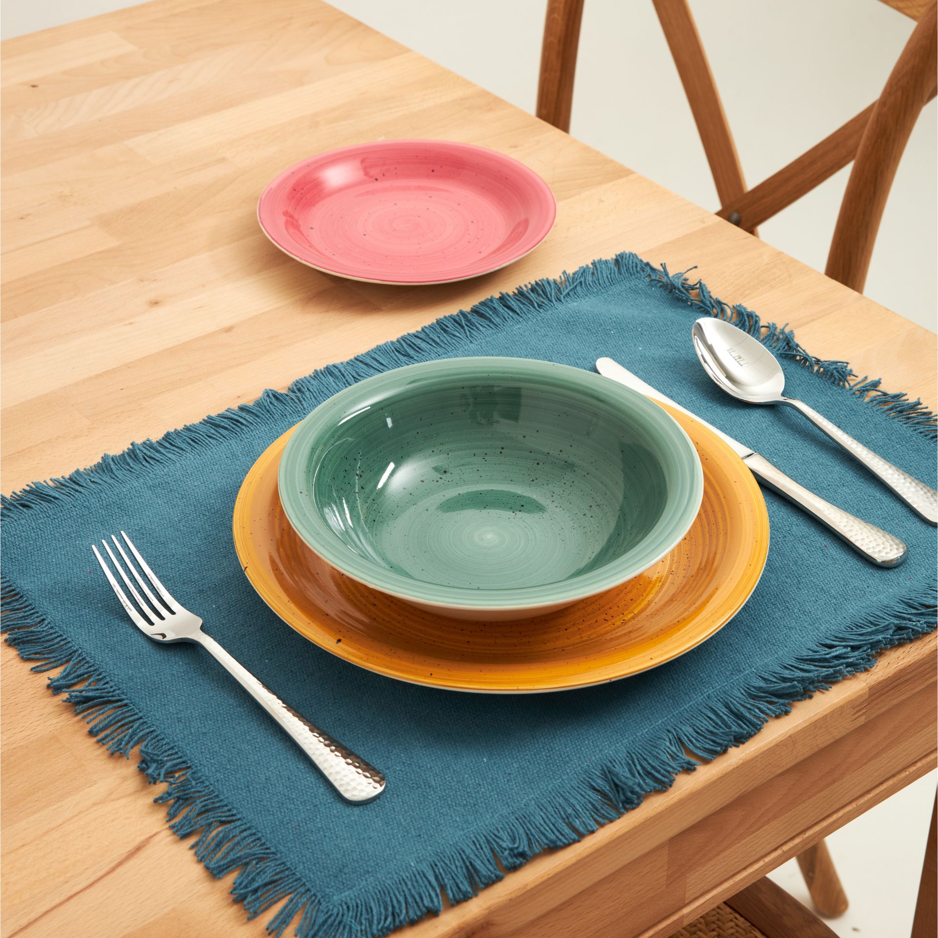 Vajilla de 18 piezas de gres Loise Ande