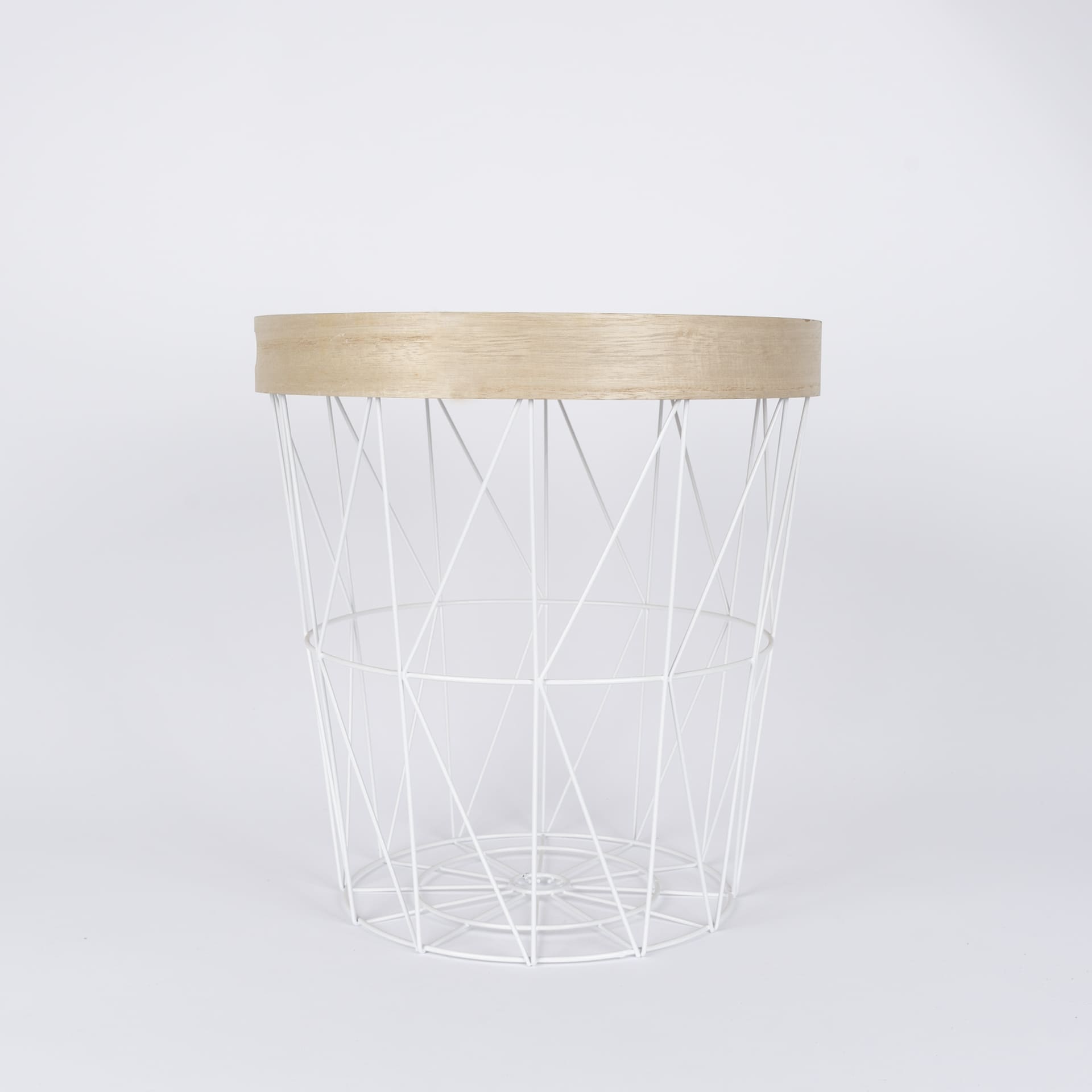 Mesa auxiliar con bandeja Cavea &Oslash;35x38cm