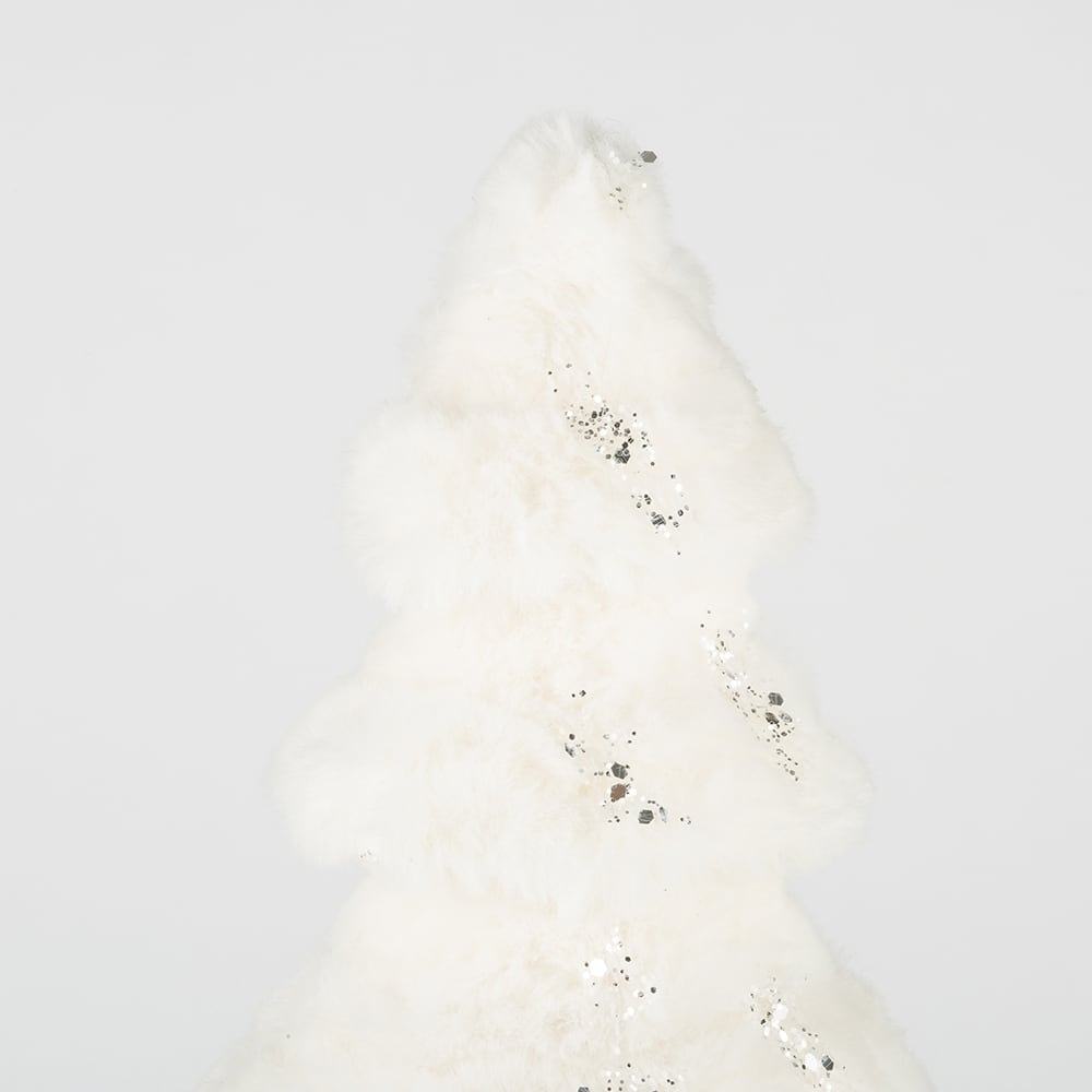 Árbol decorativo de Navidad blanco 32cm