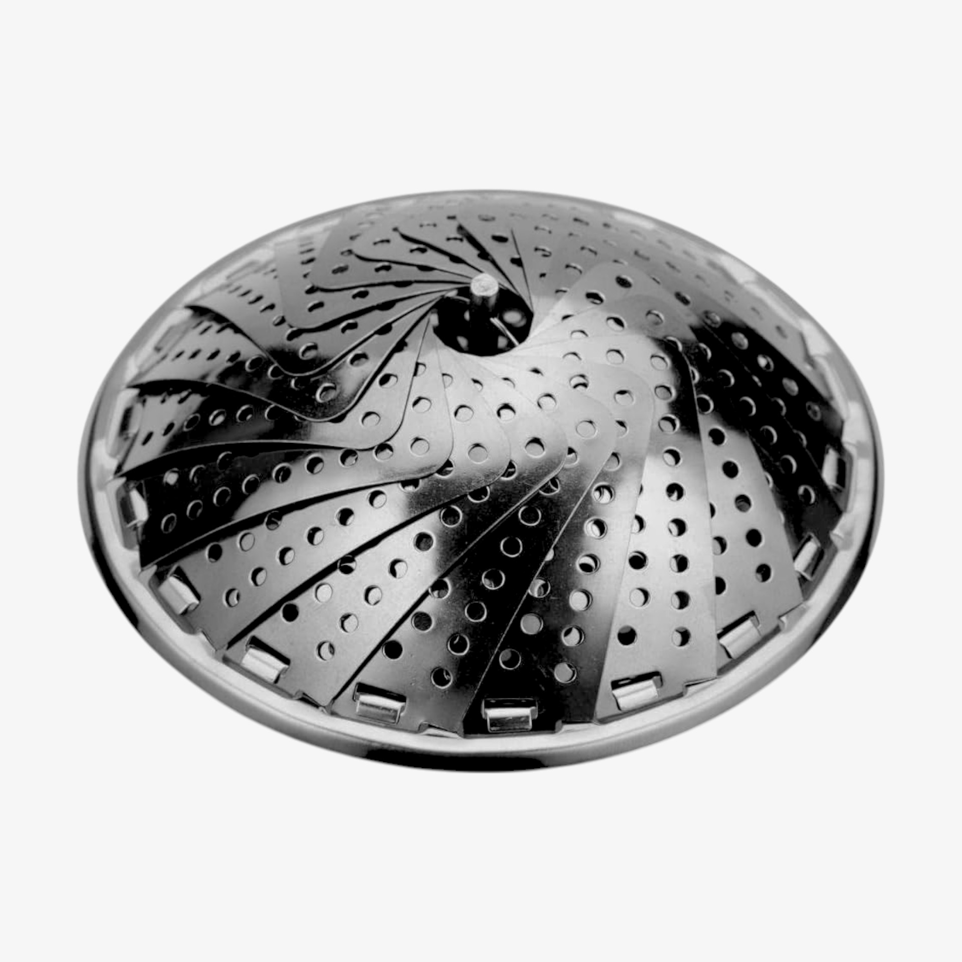 Vaporera de acero inoxidable plegable &Oslash;28cm