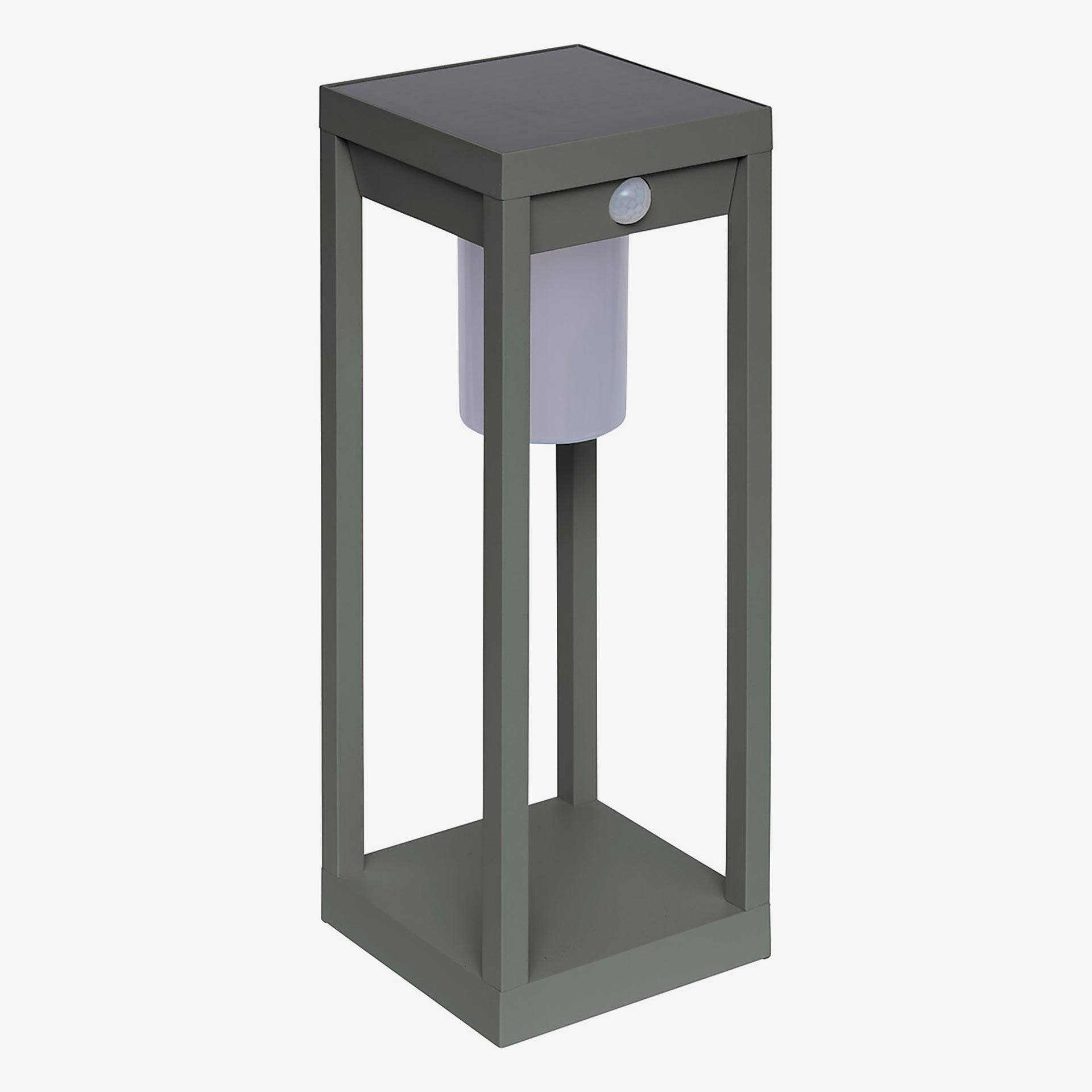 Farol solar para jard&iacute;n de aluminio verde Pirox 40cm