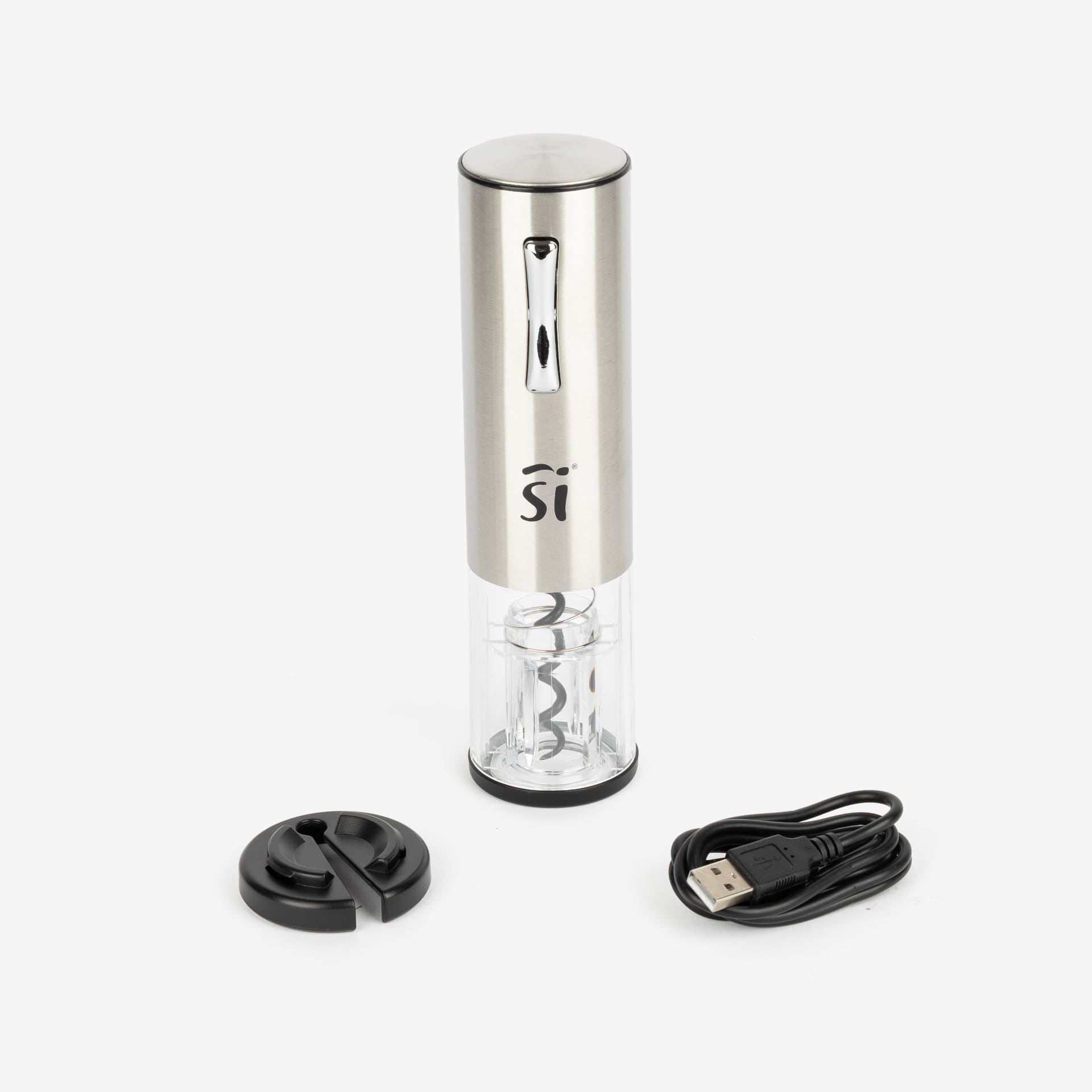 Sacacorchos eléctrico con cargador 25w - Bergner