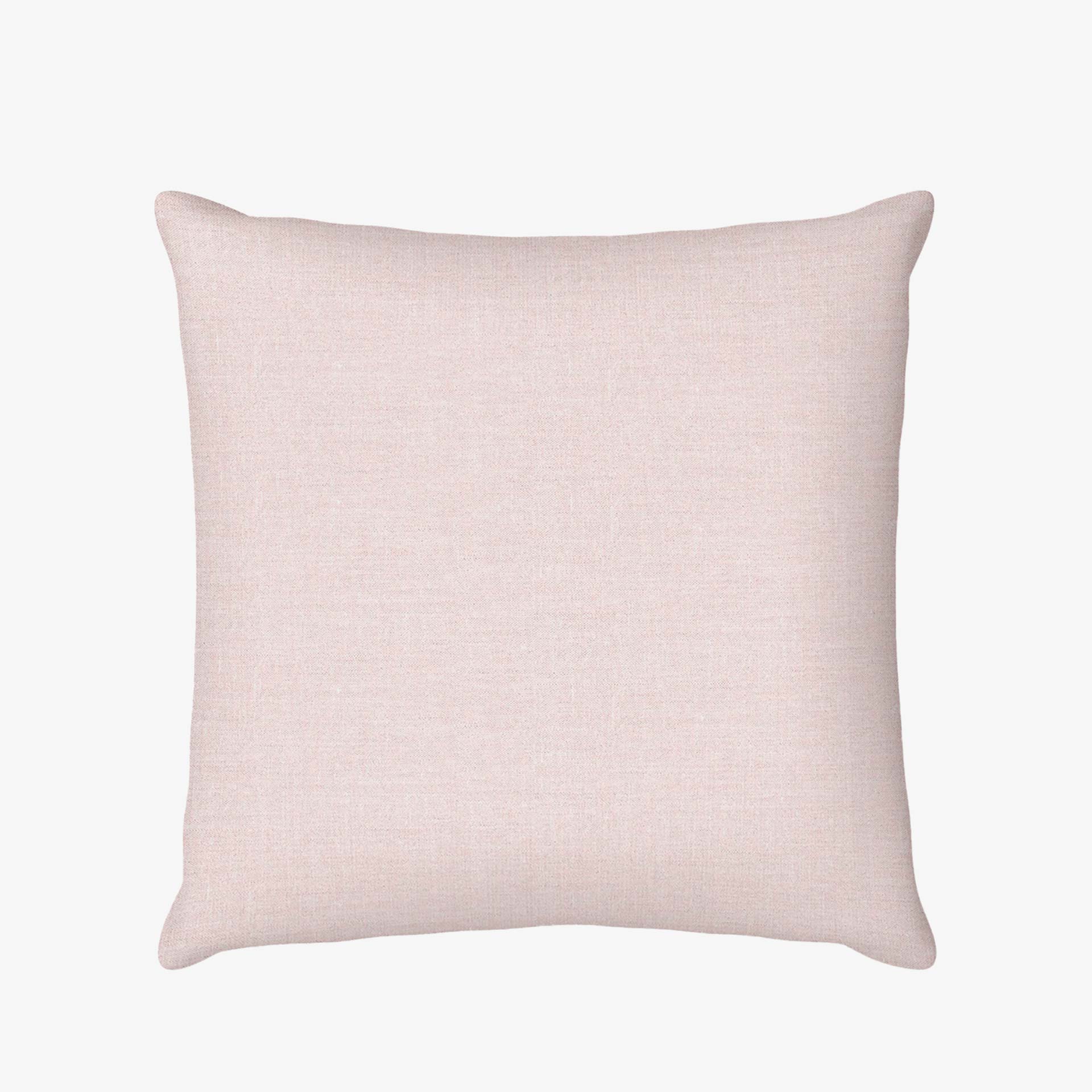 Funda de coj&iacute;n rosa de lino 45x45cm Clau&Chloe