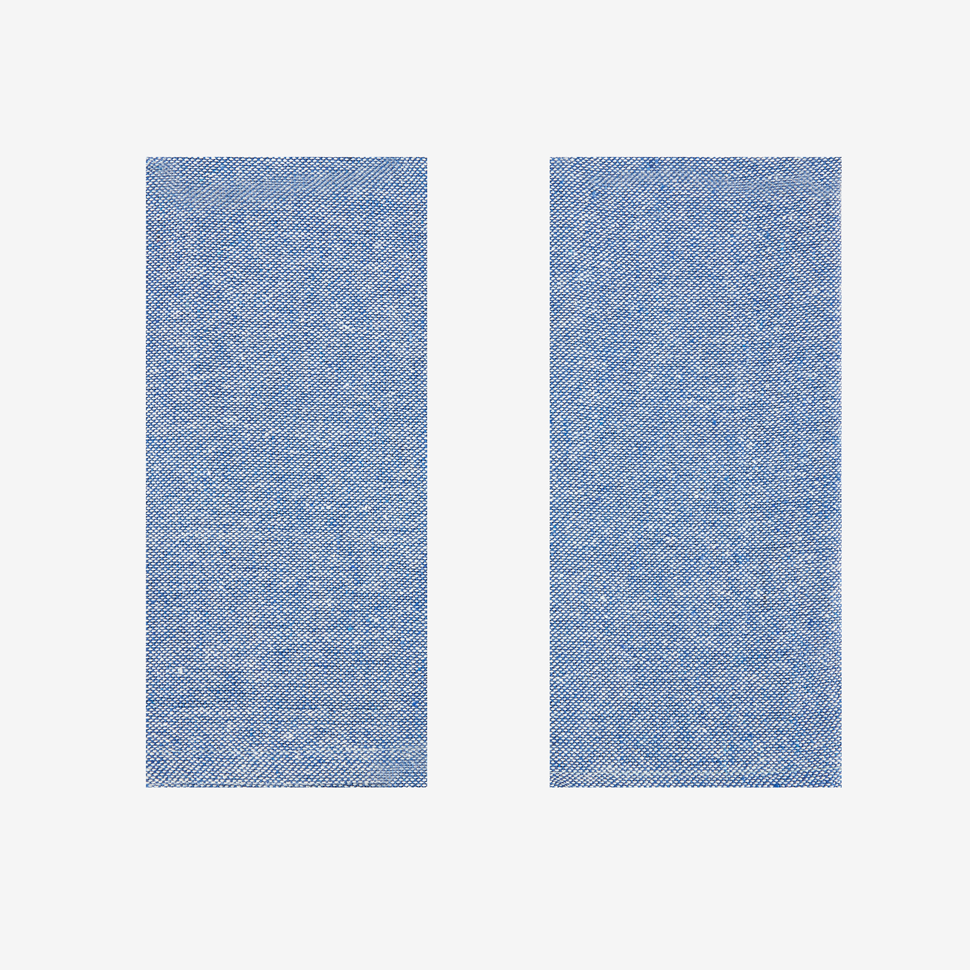 Set de 2 servilletas de algodón azules Maya 43x43cm