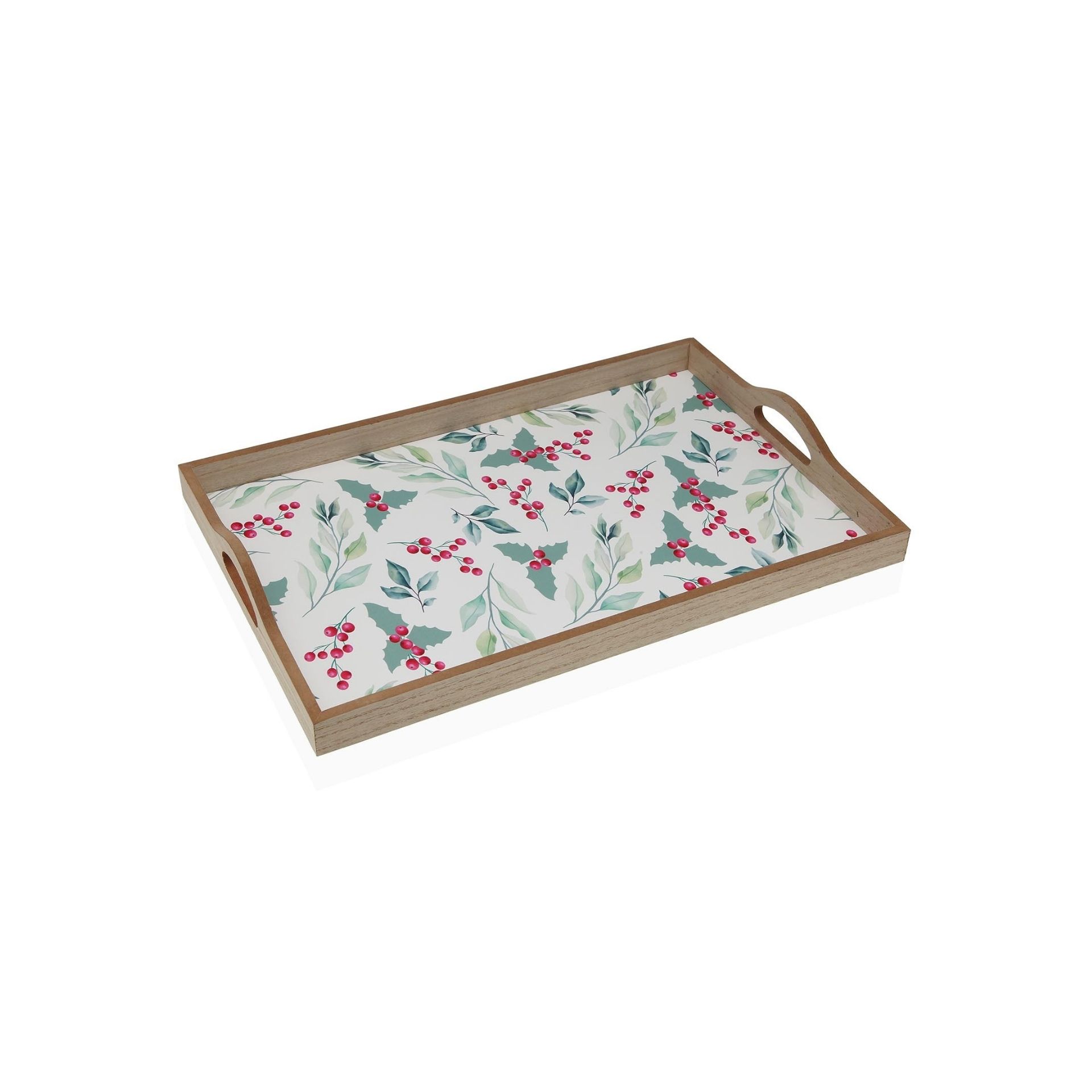 Bandeja para servir de madera Acebo 45x30cm