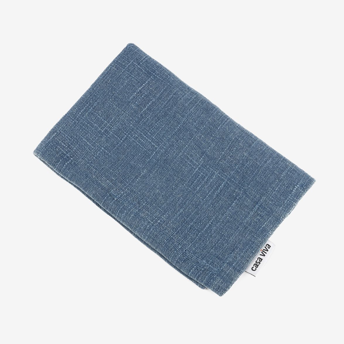 Funda de cojín de algodón azul Frida 30x45cm