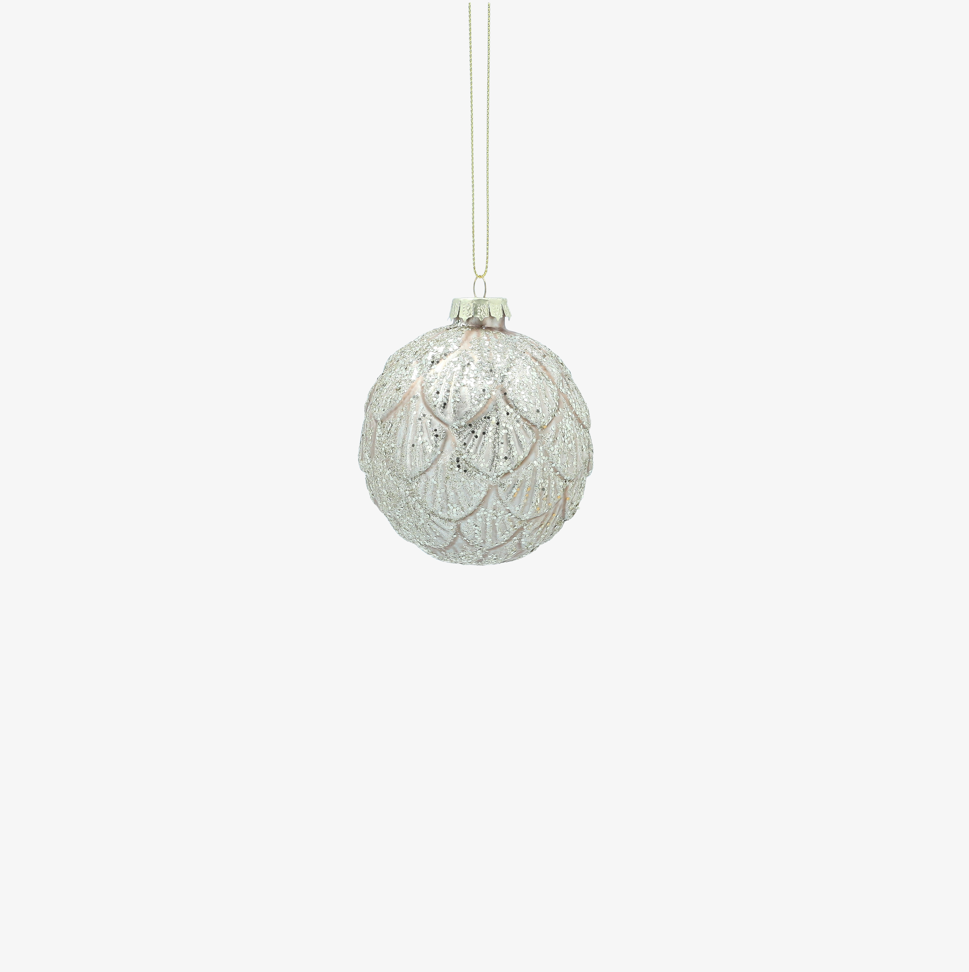 Bola de Navidad champ&aacute;n de cristal &Oslash;8cm