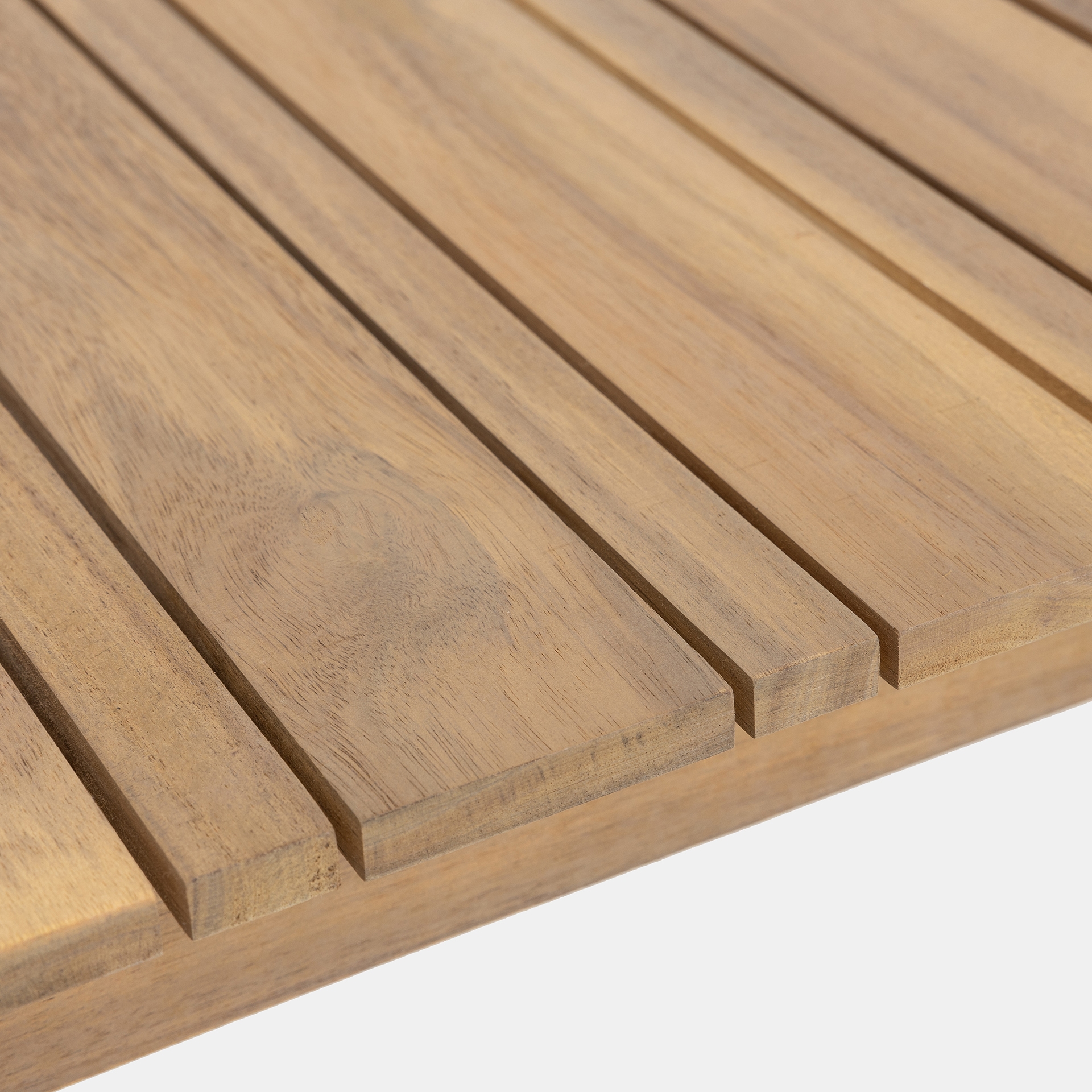 Mesa de jardín de madera de acacia Mykonos 160x90x75cm