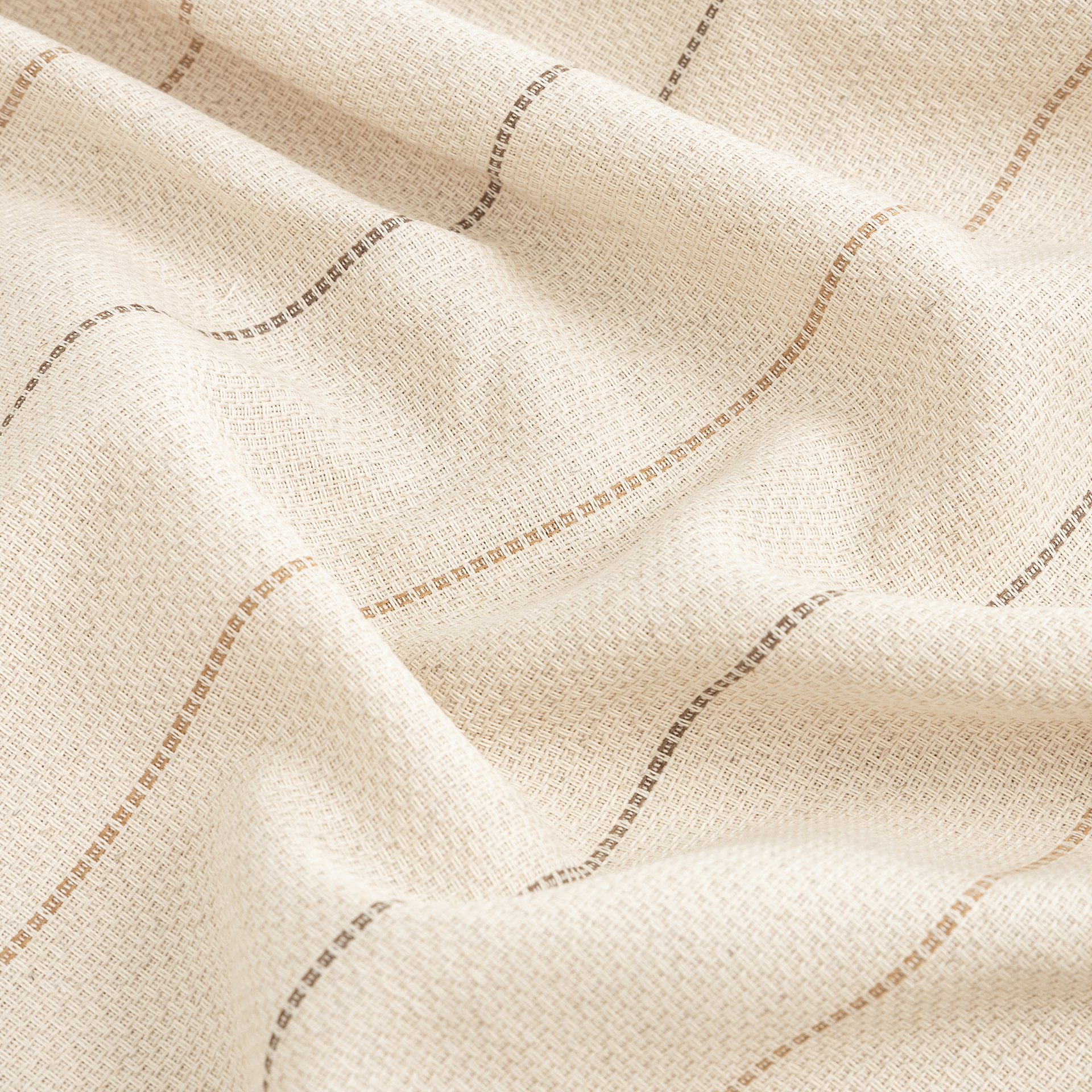 Mantel de algodón reciclado con rayas Rústico 140x250cm