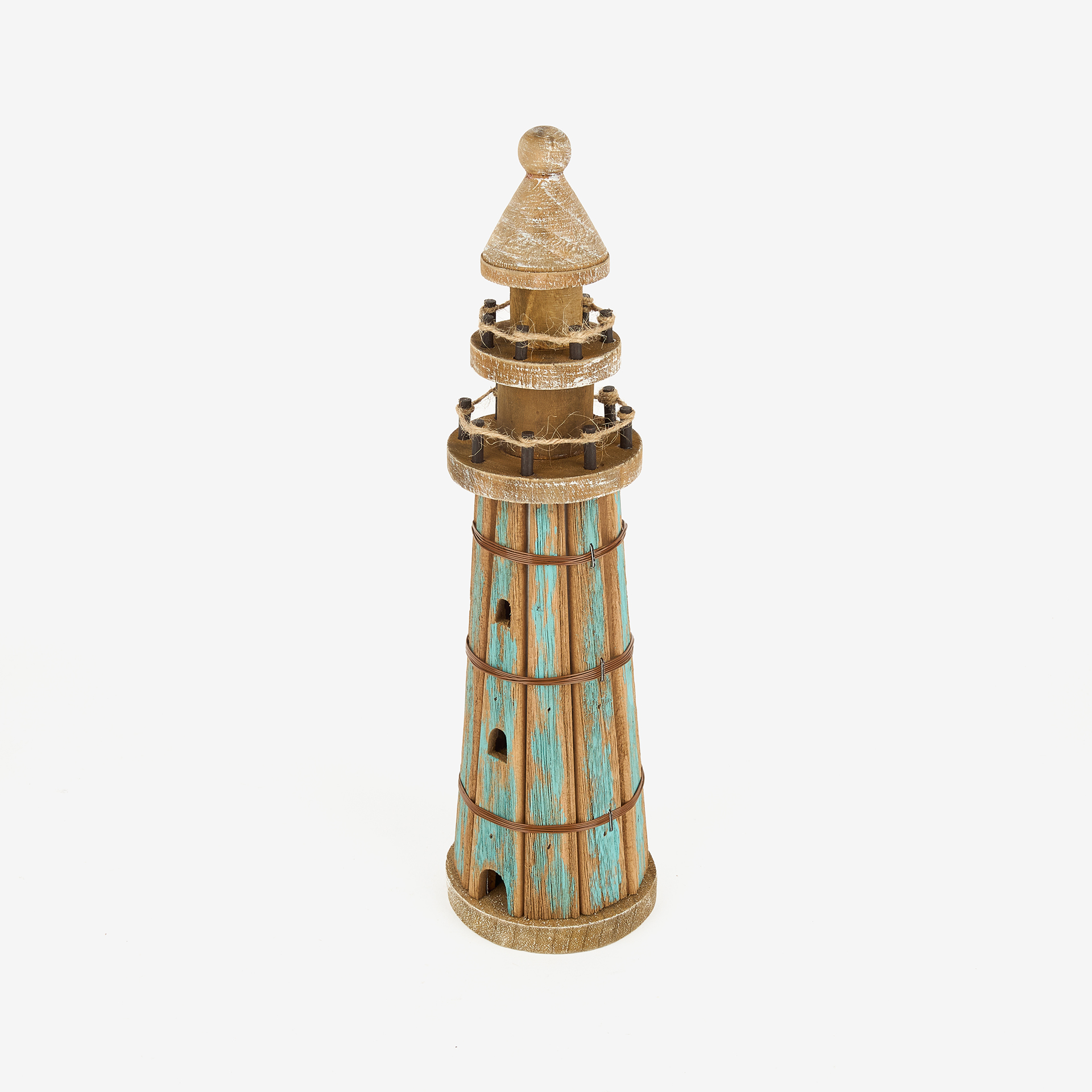 Figura decorativa de madera Faro 36cm