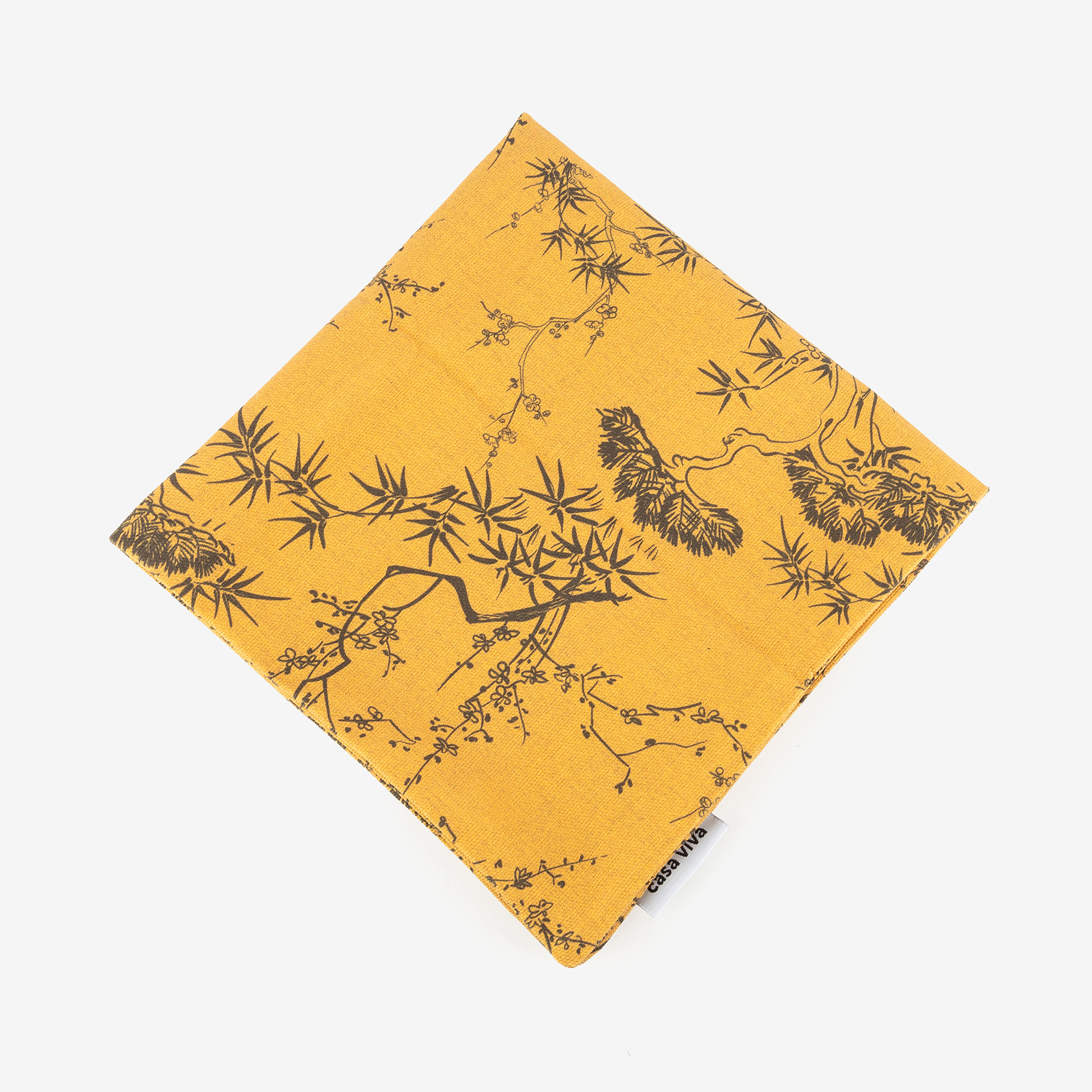 Funda de coj&iacute;n de algod&oacute;n Bonsai 45x45cm