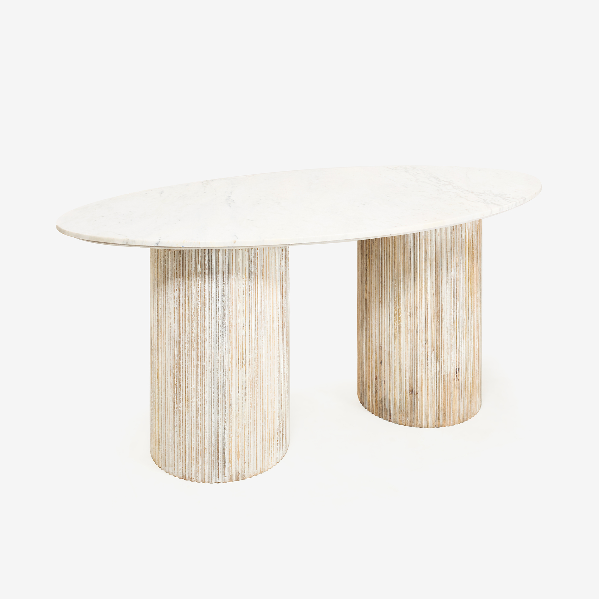 Mesa de comedor de mármol Siba 180x90x77cm Clau&Chloe