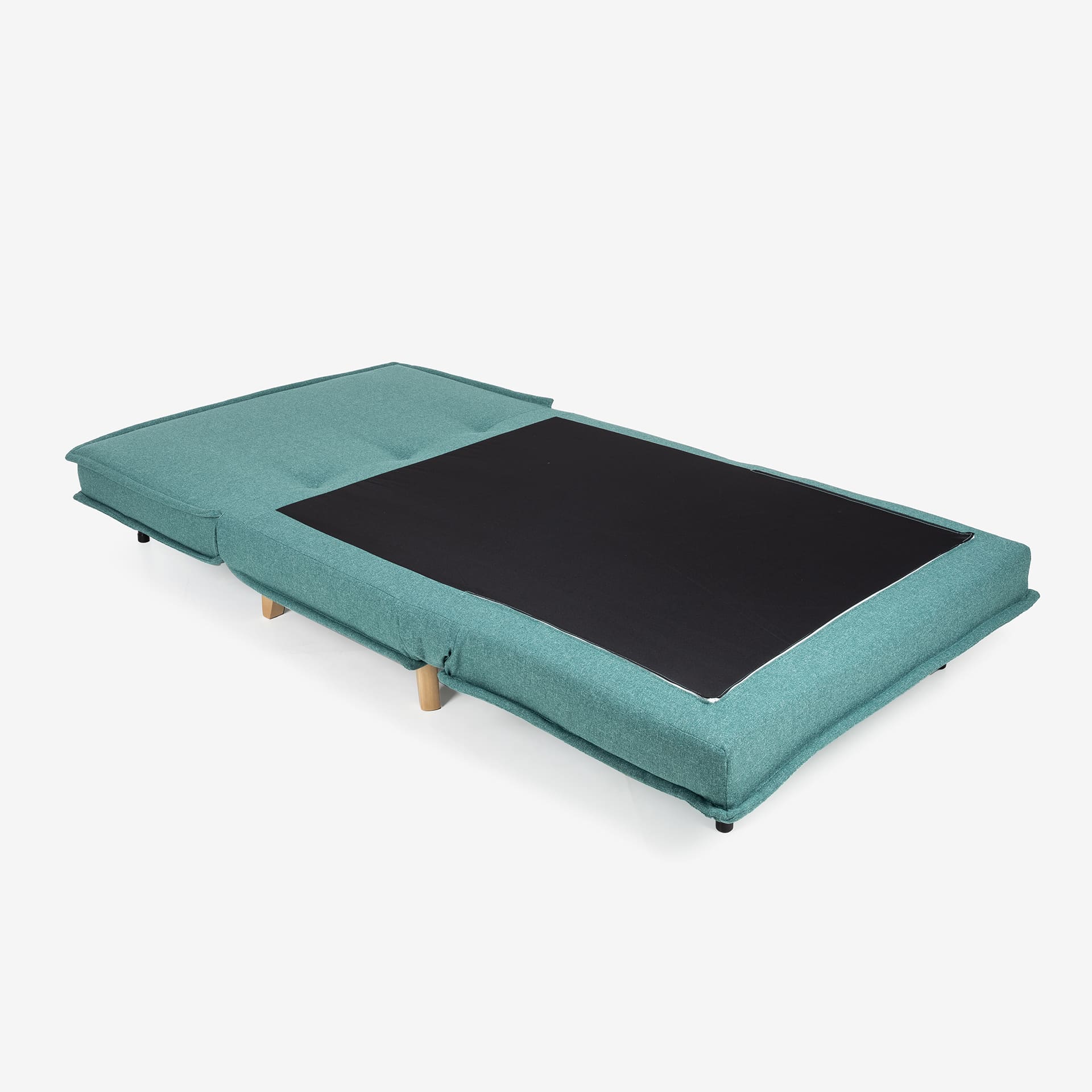 Sofá cama individual verde Luca 104x92x84cm