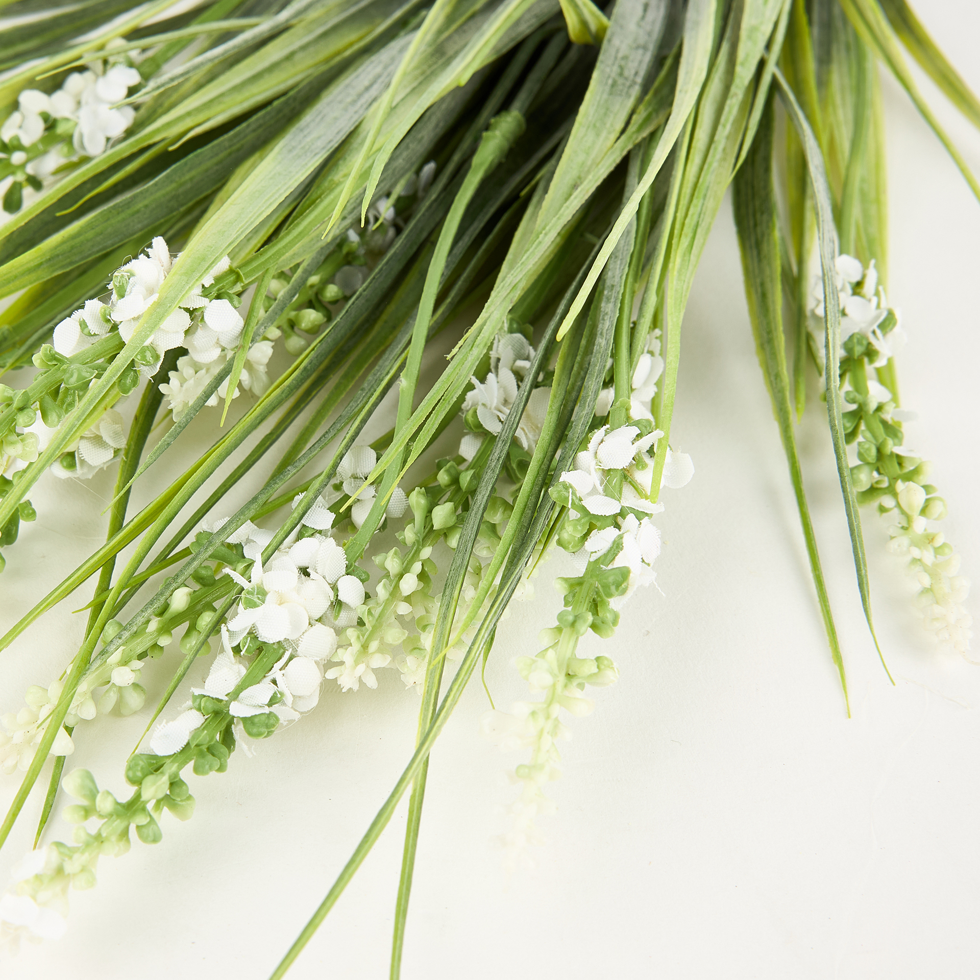 Ramo lavanda artificial blanco 30cm