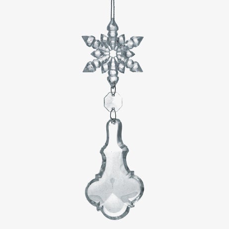 Decoraci&oacute;n de &aacute;rbol de Navidad de cristal 18cm