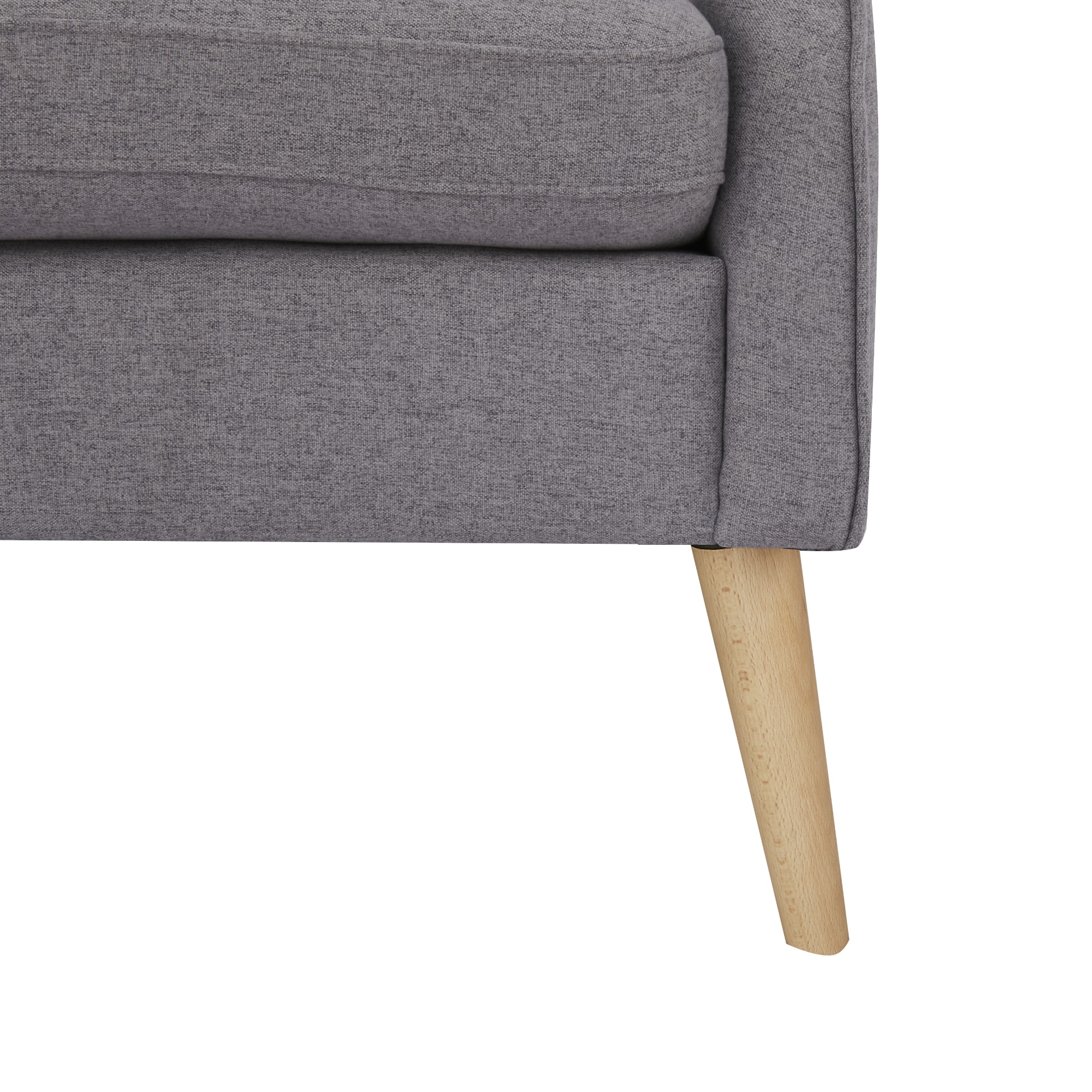 Sillón gris Gaspar 68x92x104cm