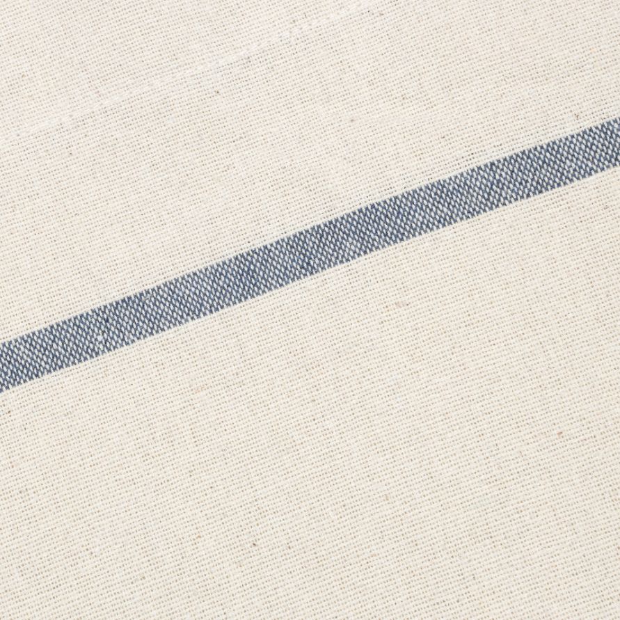 Bolso de algodón con rayas azules Niza 43x39x16cm