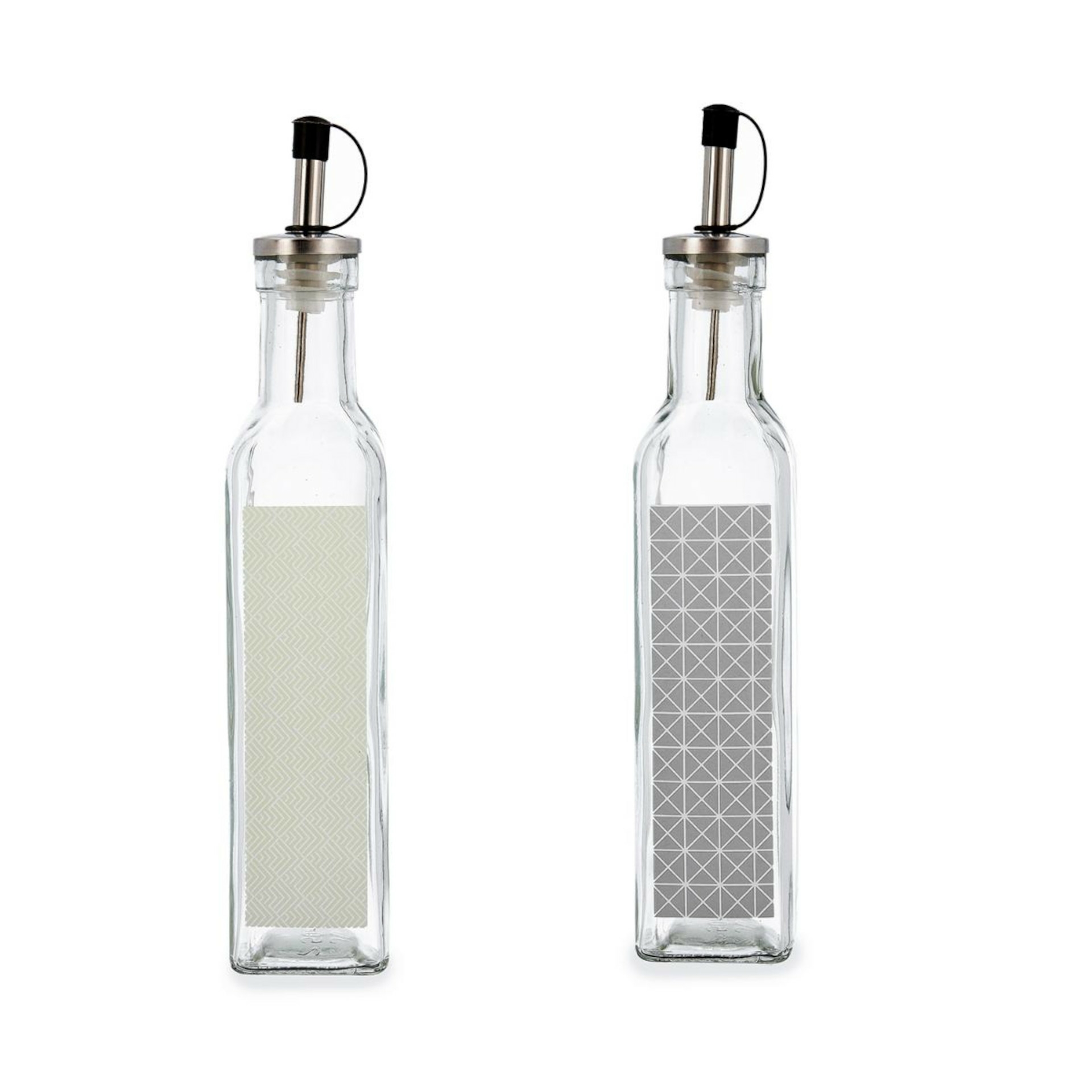 Aceitera vidrio con dosificador en varios colores 28cl