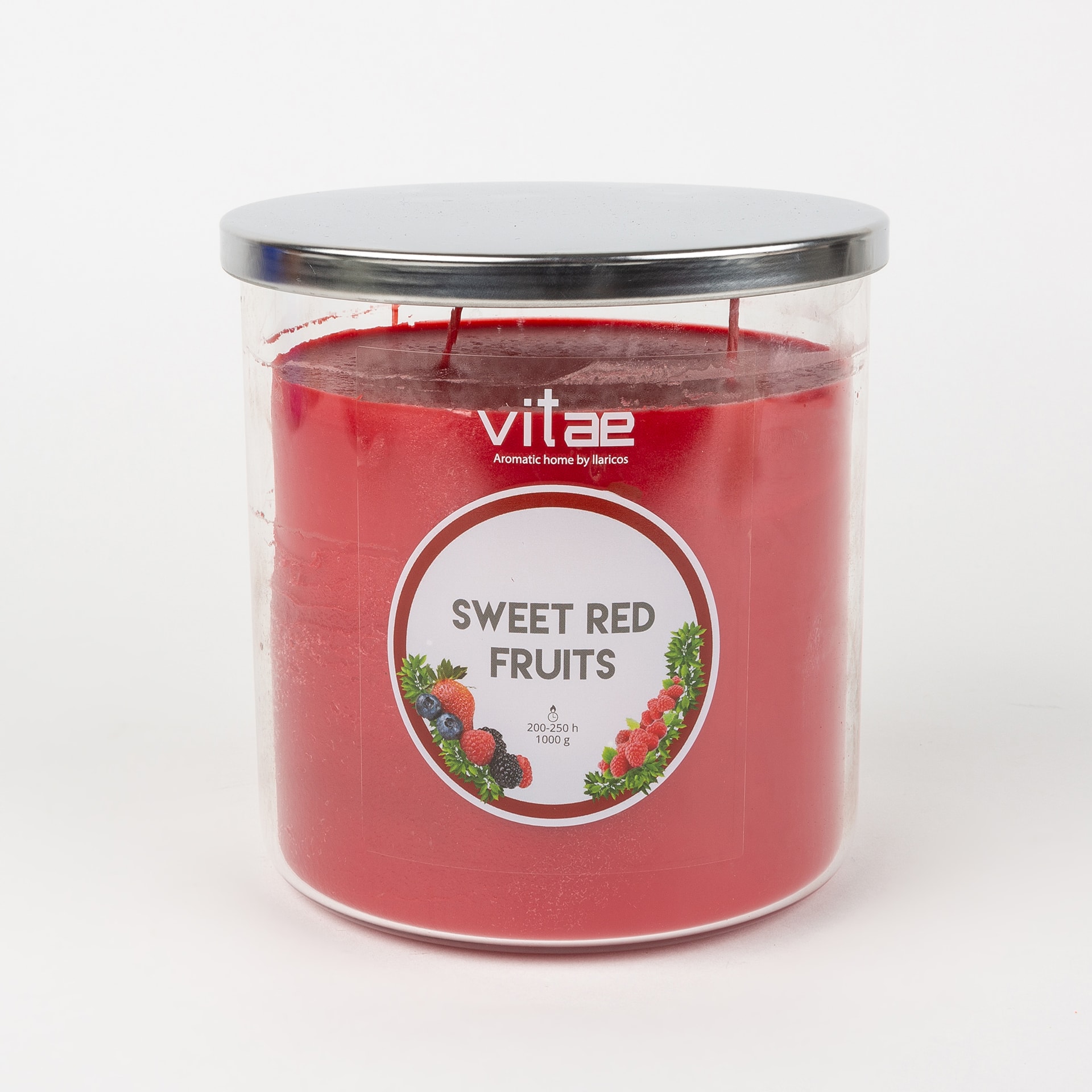 Vela aroma frutos rojos 1000gr Vitae