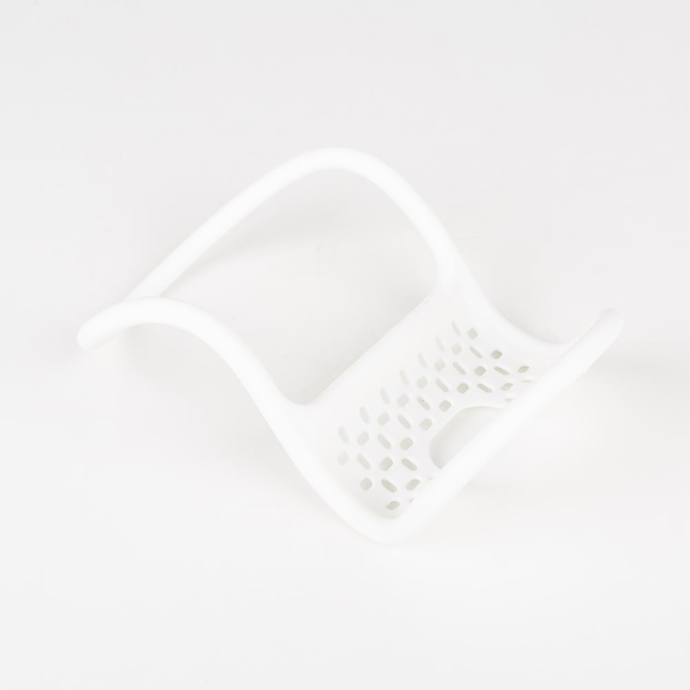 Reposaestropajos flexible para fregadero blanco 25x17x6cm