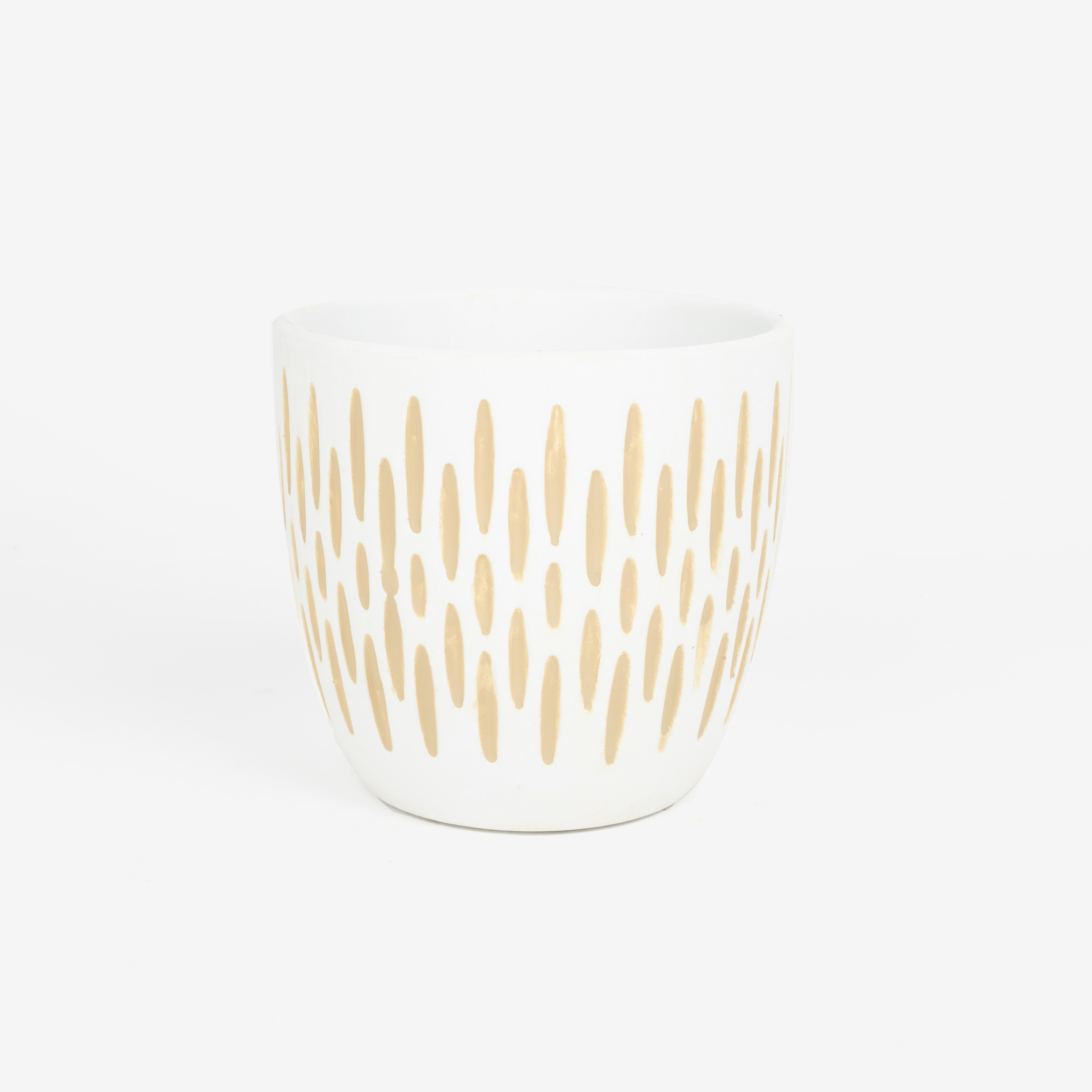 Macetero blanco en varios modelos Ø13cm