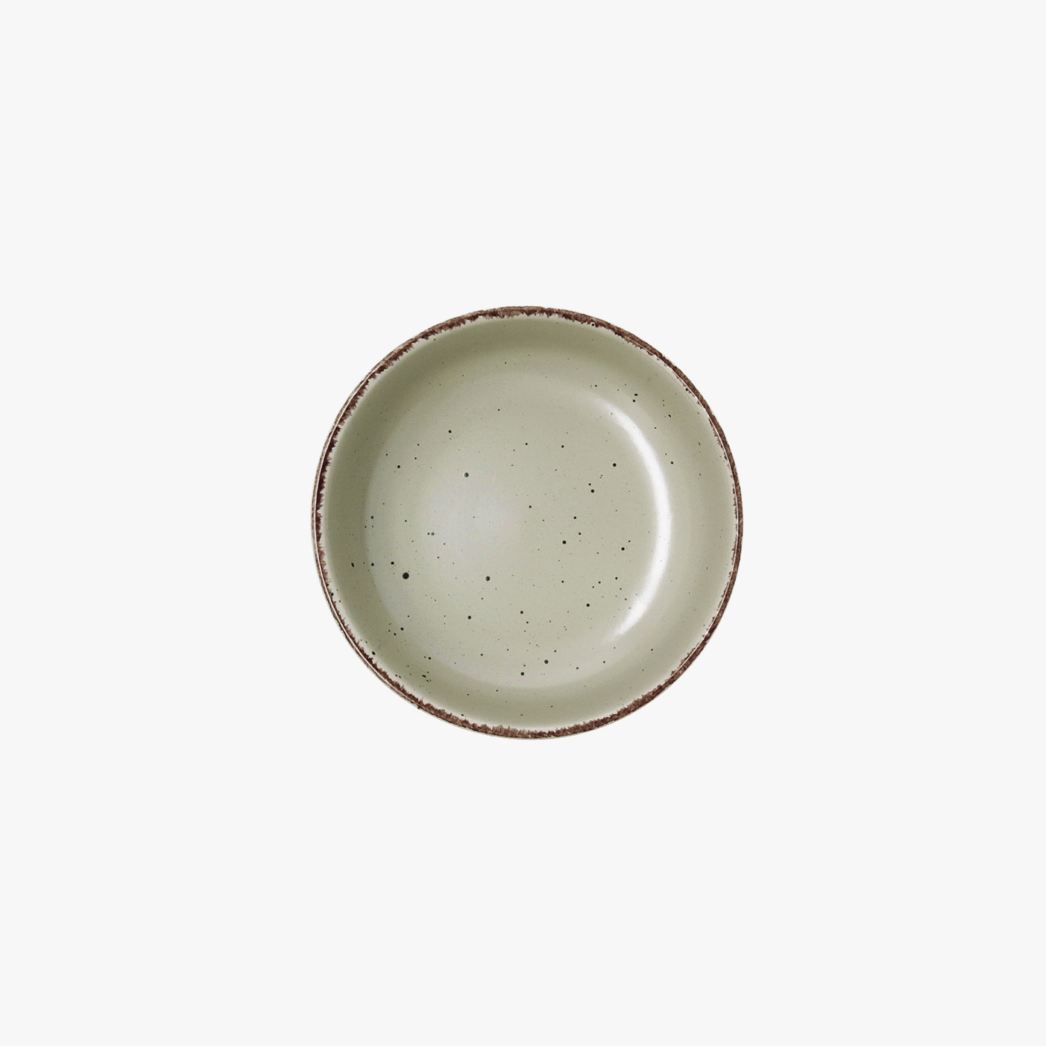 Bol de cer&aacute;mica verde Iria &Oslash;15cm