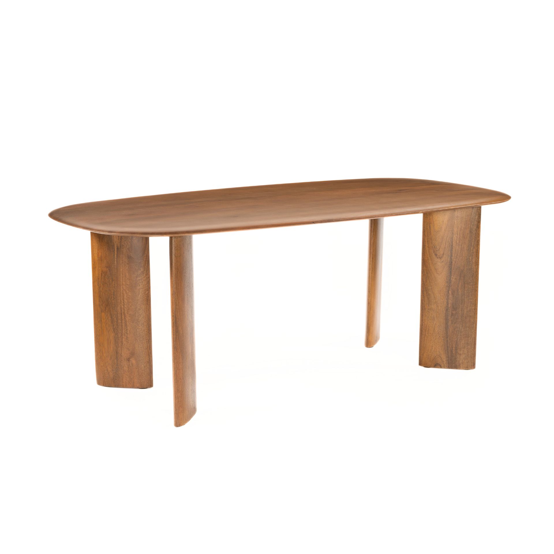 Mesa de comedor de madera de mango Brislava 180x100cm Clau&Chloe