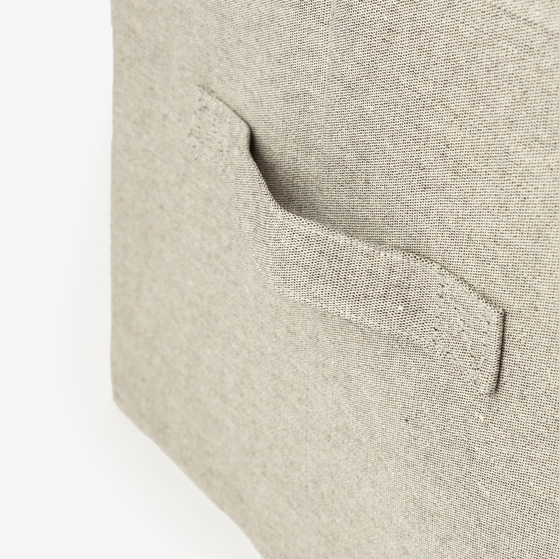 Caja organizadora gris Sleek 35x31x25cm