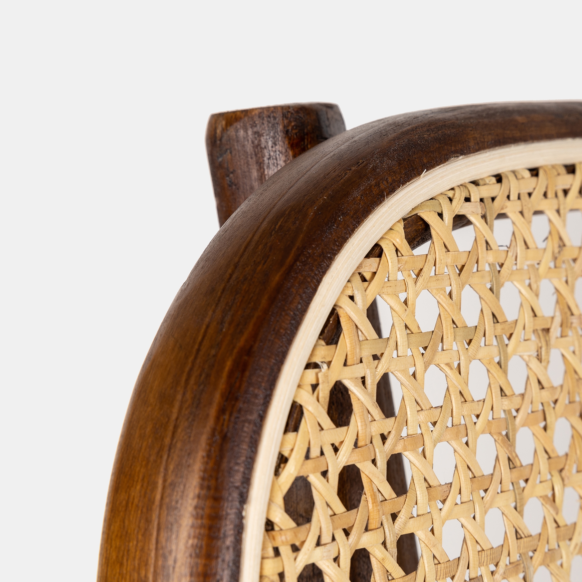 Silla de comedor de madera de olmo Cibran 45x41x83cm Clau&Chloe