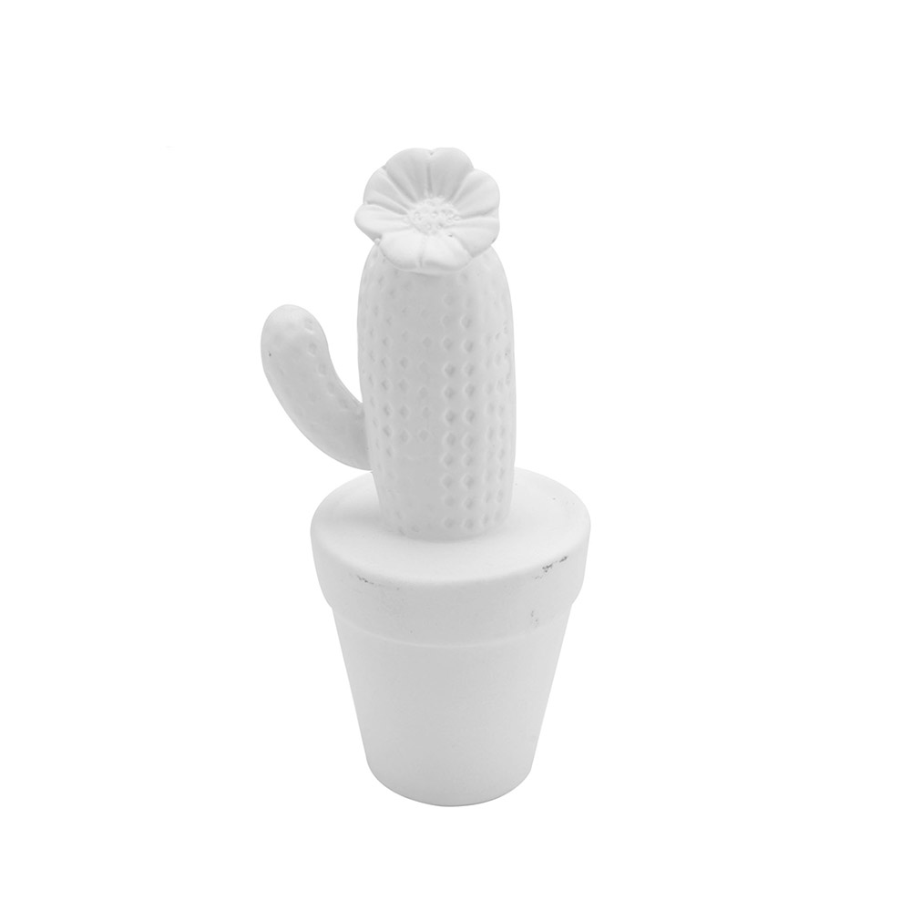 Cactus decorativo blanco surtido 12cm