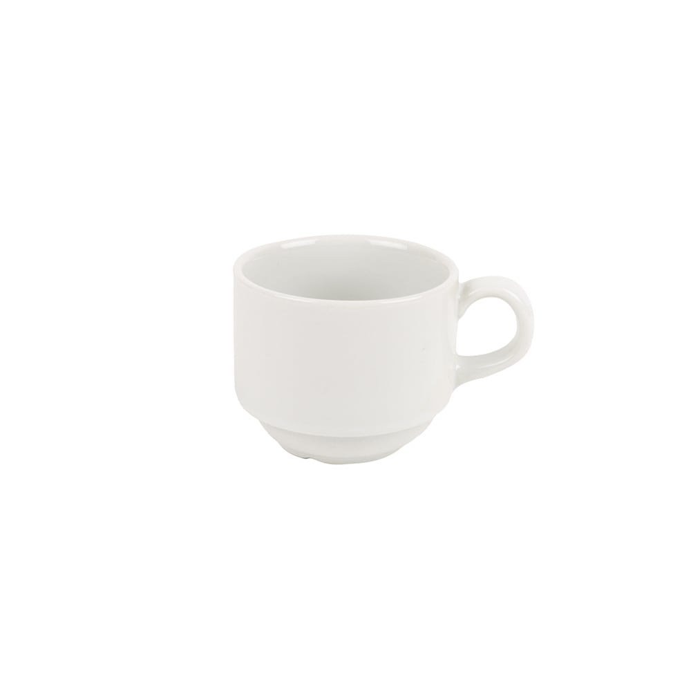 Taza de caf&eacute; de porcelana blanca Cantina 10cl