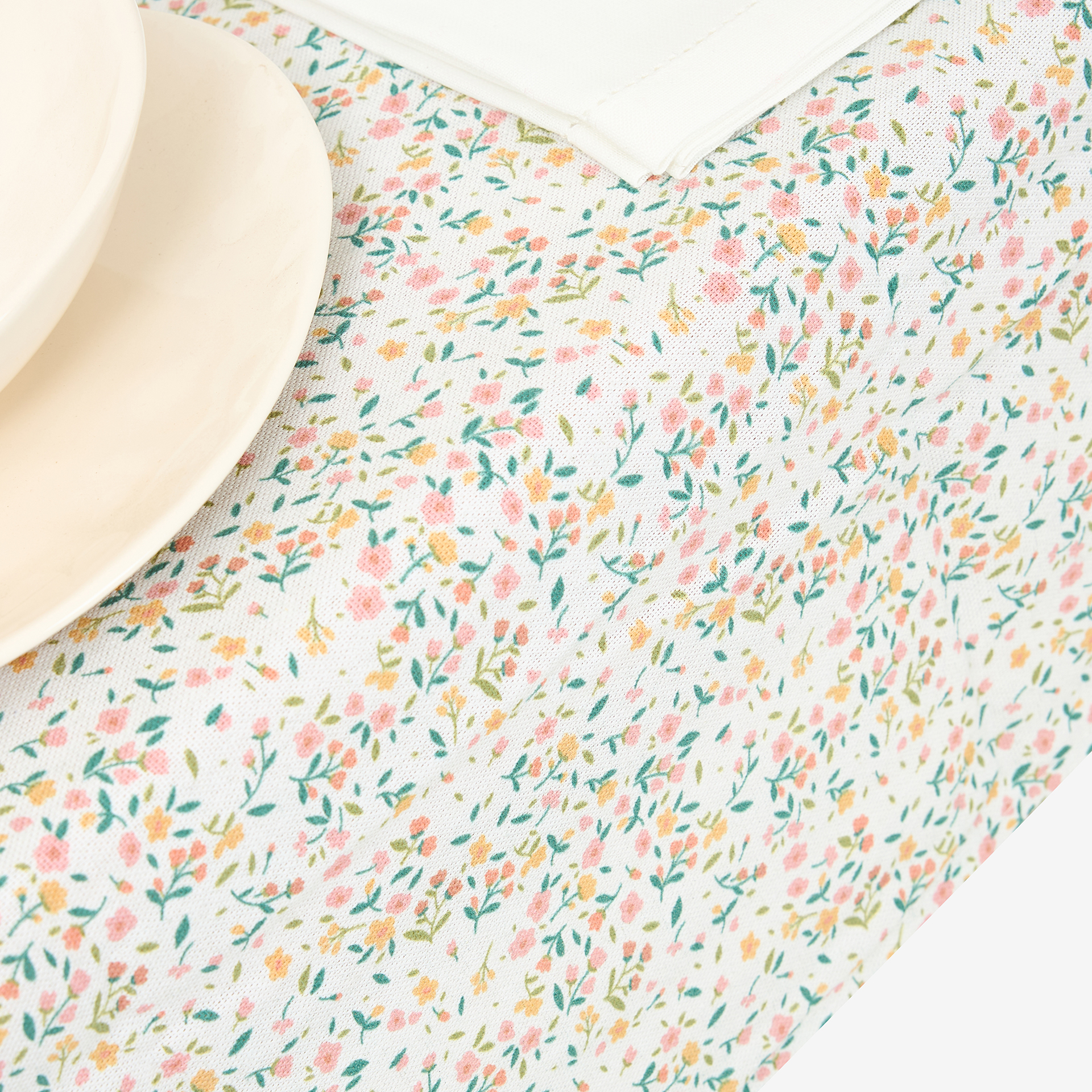 Mantel de algodón reciclado Oxalis 135x200cm