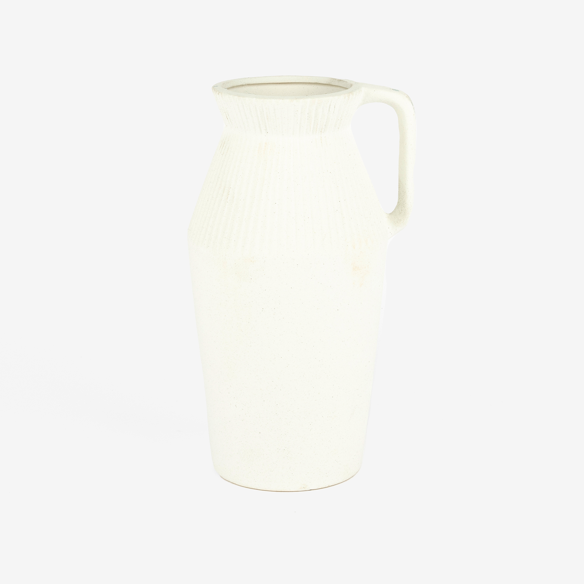 Jarrón de porcelana blanca Nala 16x13x26cm