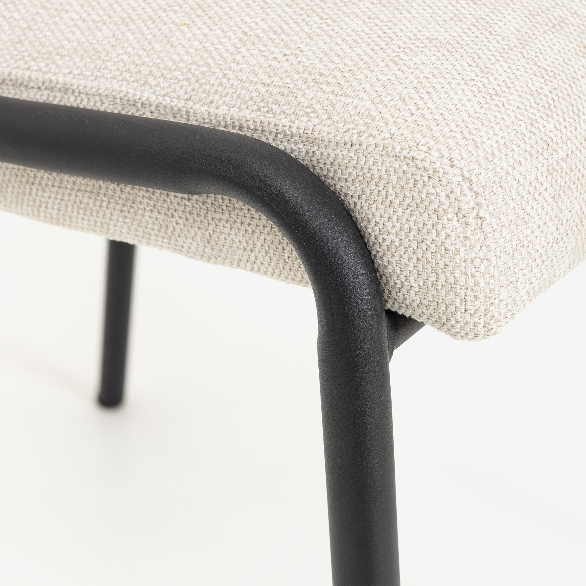 Silla de comedor beige Mina 49x60cm