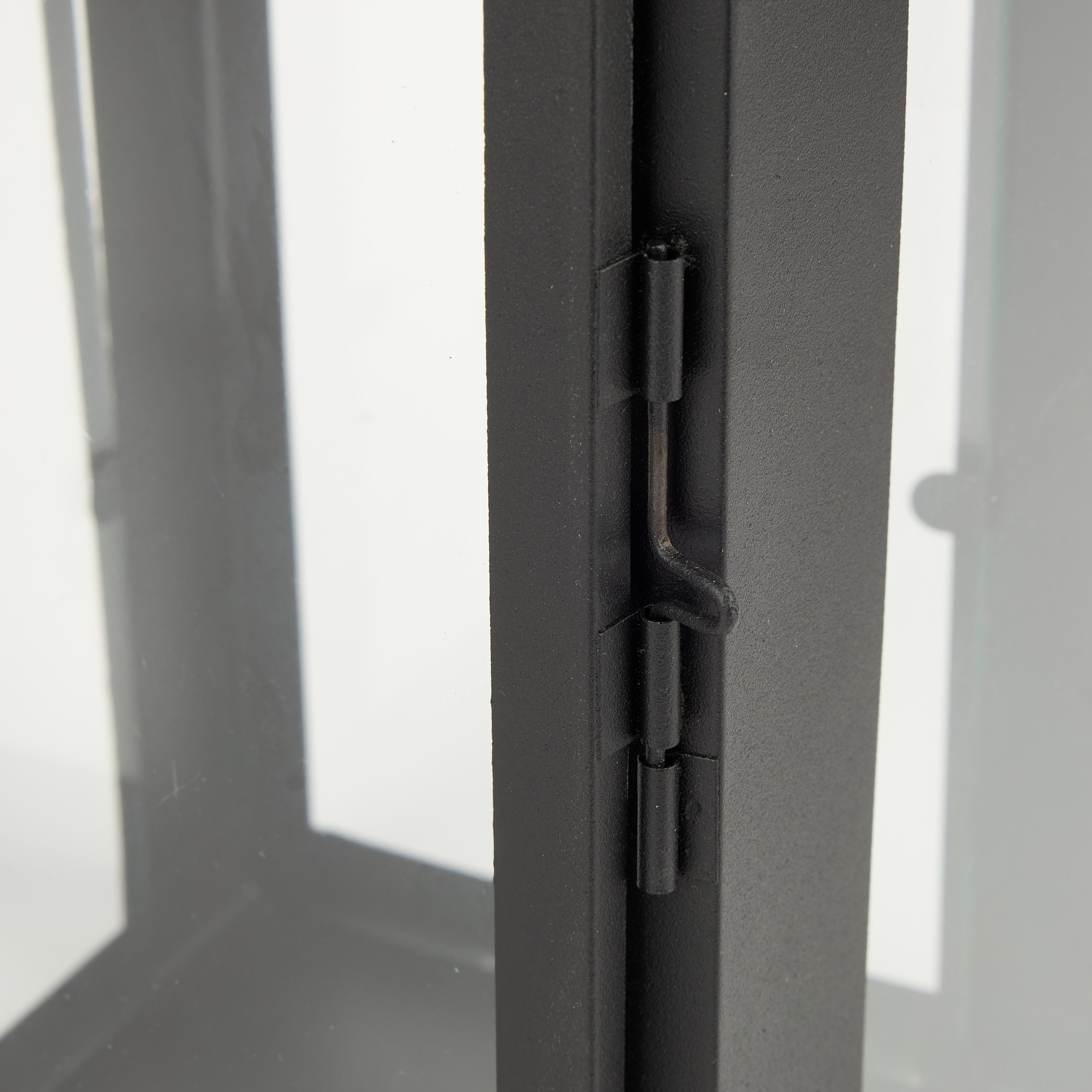 Farol de metal negro Calin 35cm