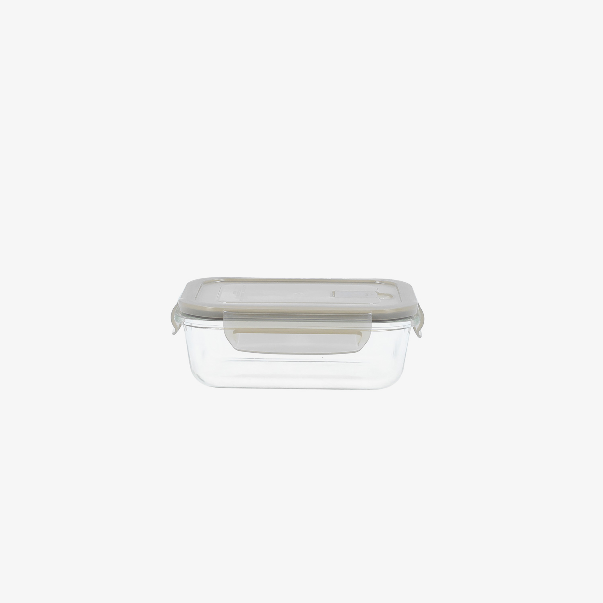 Recipiente herm&eacute;tico rectangular de vidrio Bruma 63cl