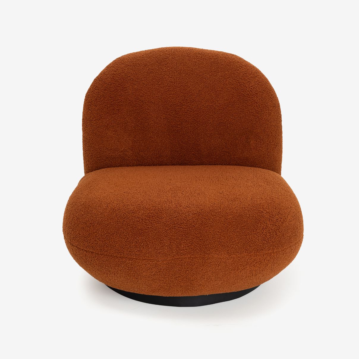 Butaca de borreguito giratoria cobre Pacha 81x95x71 Clau&Chloe