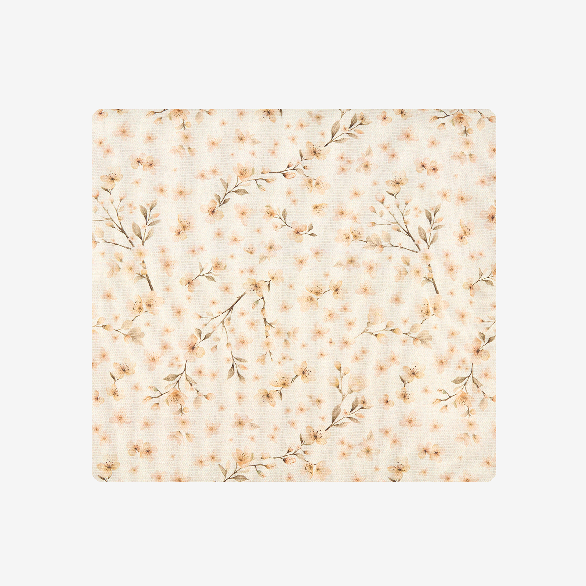 Mantel de algodón taupe Abelia 150x200cm