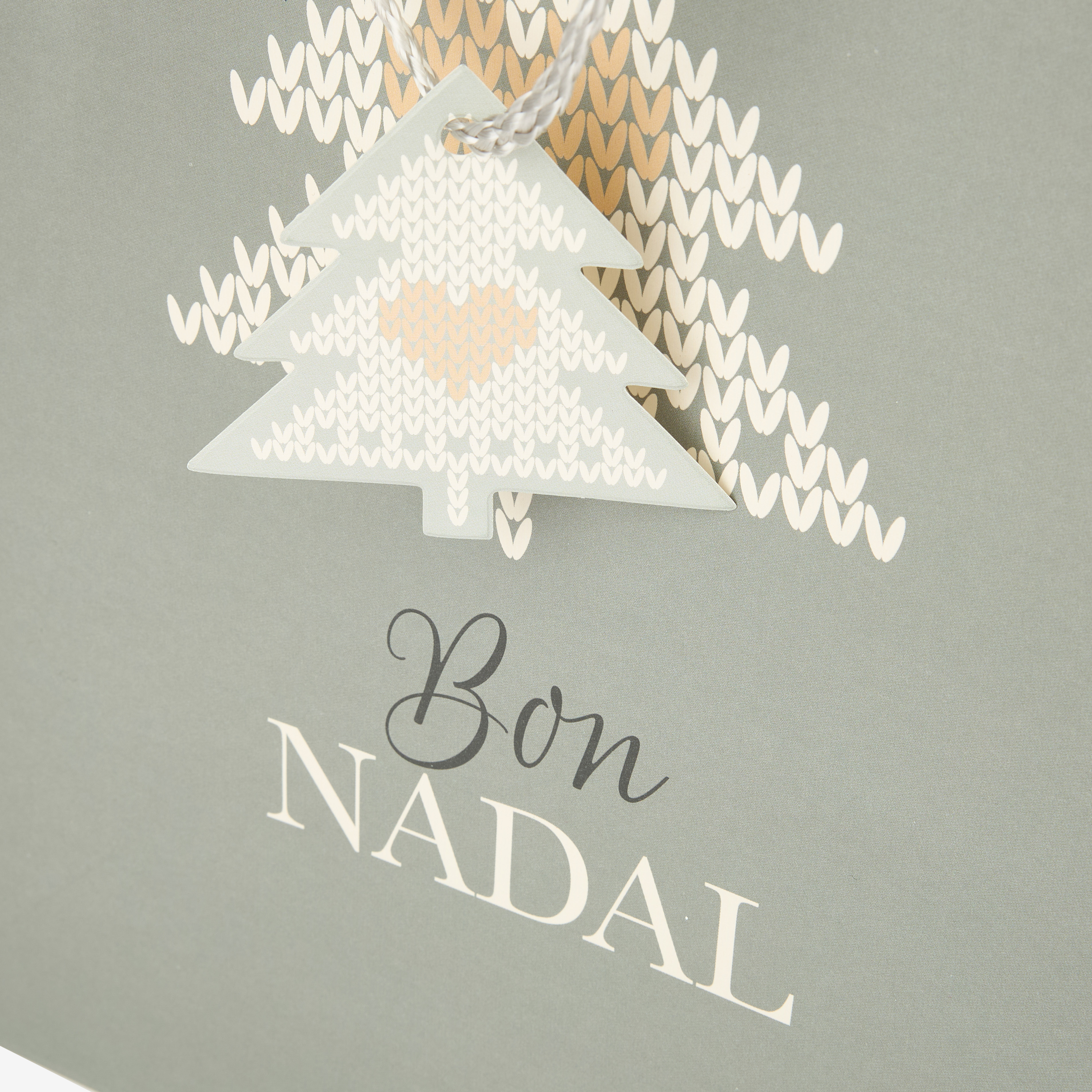 Bolsa de papel para regalo gris Nordic M