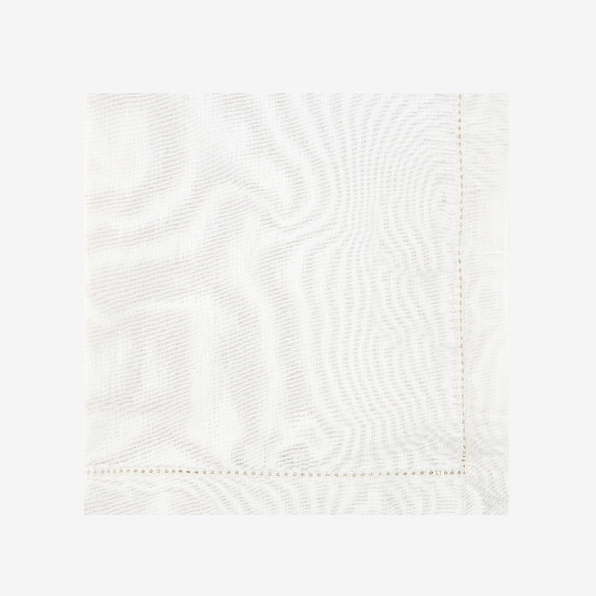 Mantel de algod&oacute;n blanco Chambray 240x140cm