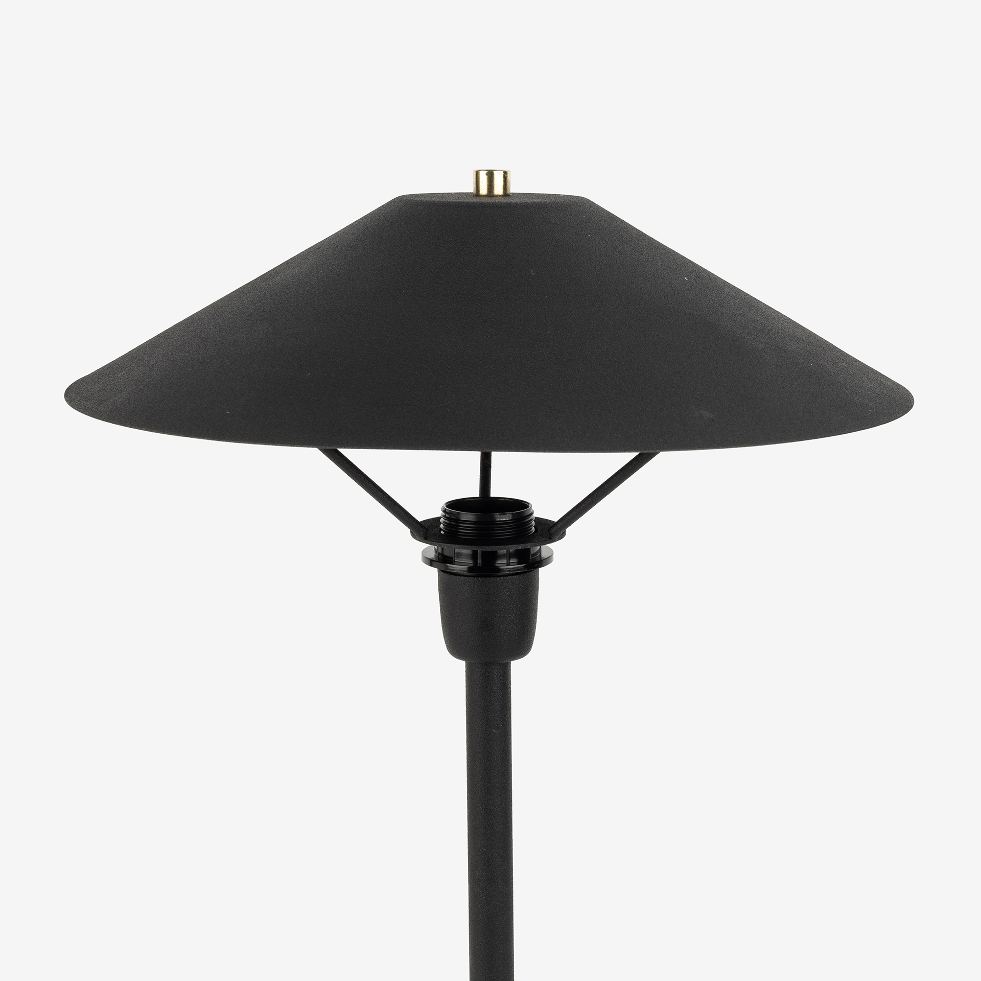 L&aacute;mpara de mesa negra Biruta &Oslash;35x51cm